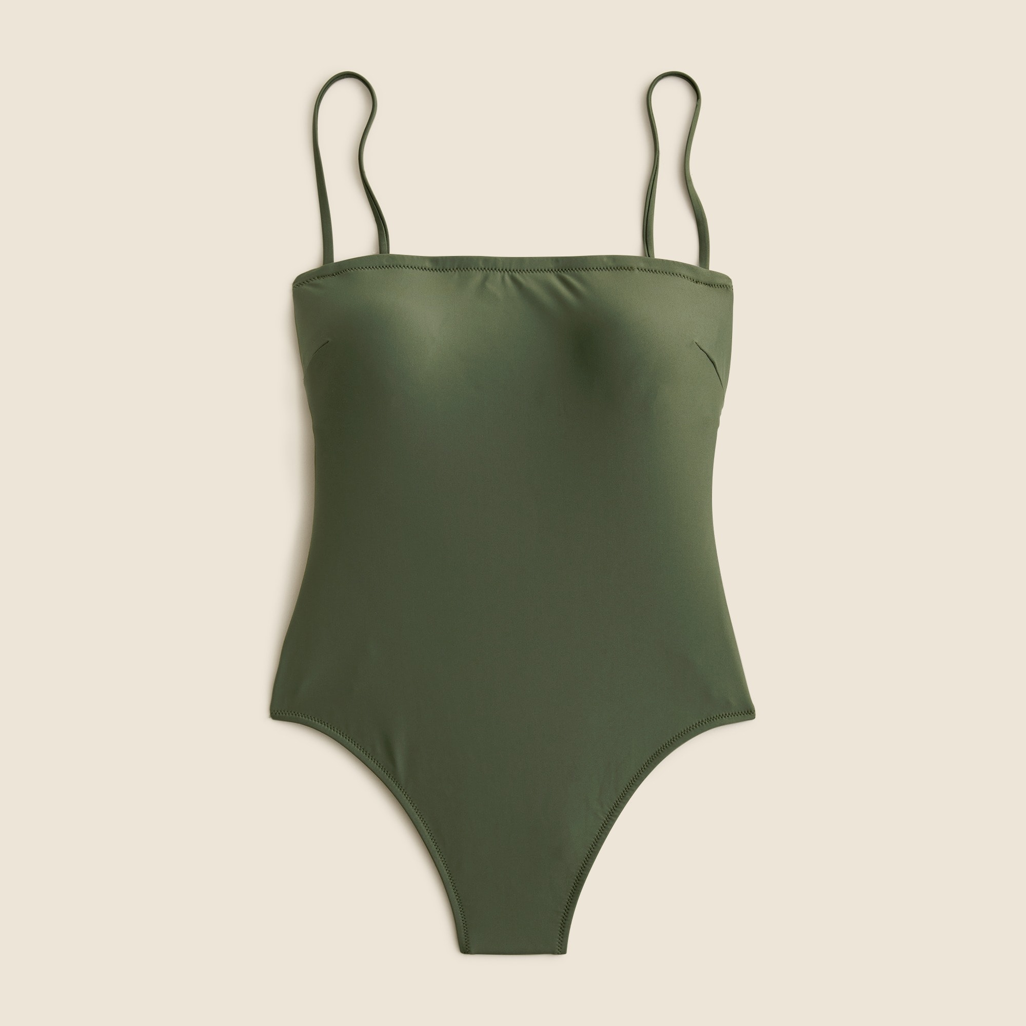 womens Squareneck one-piece swimsuit