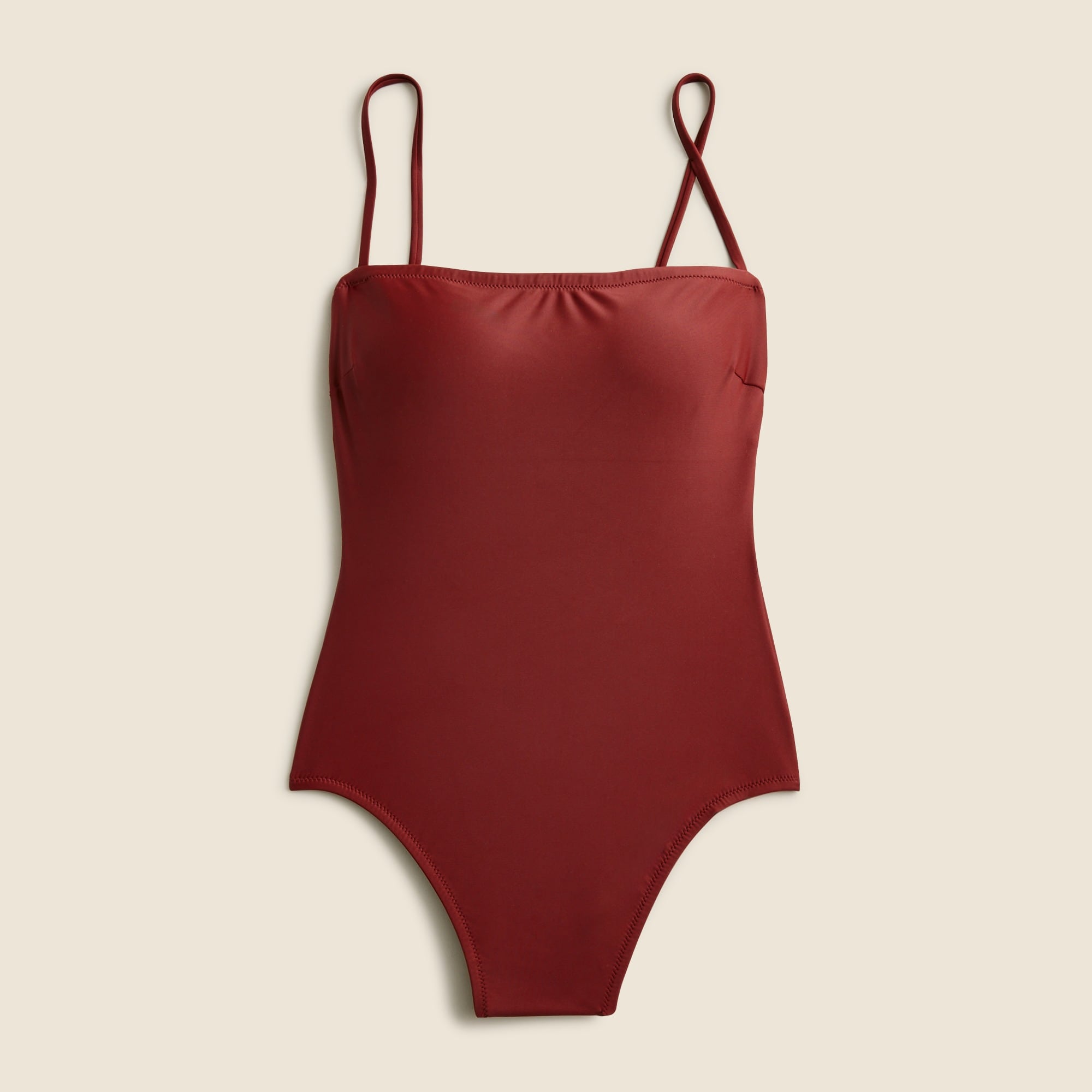 womens Squareneck one-piece swimsuit