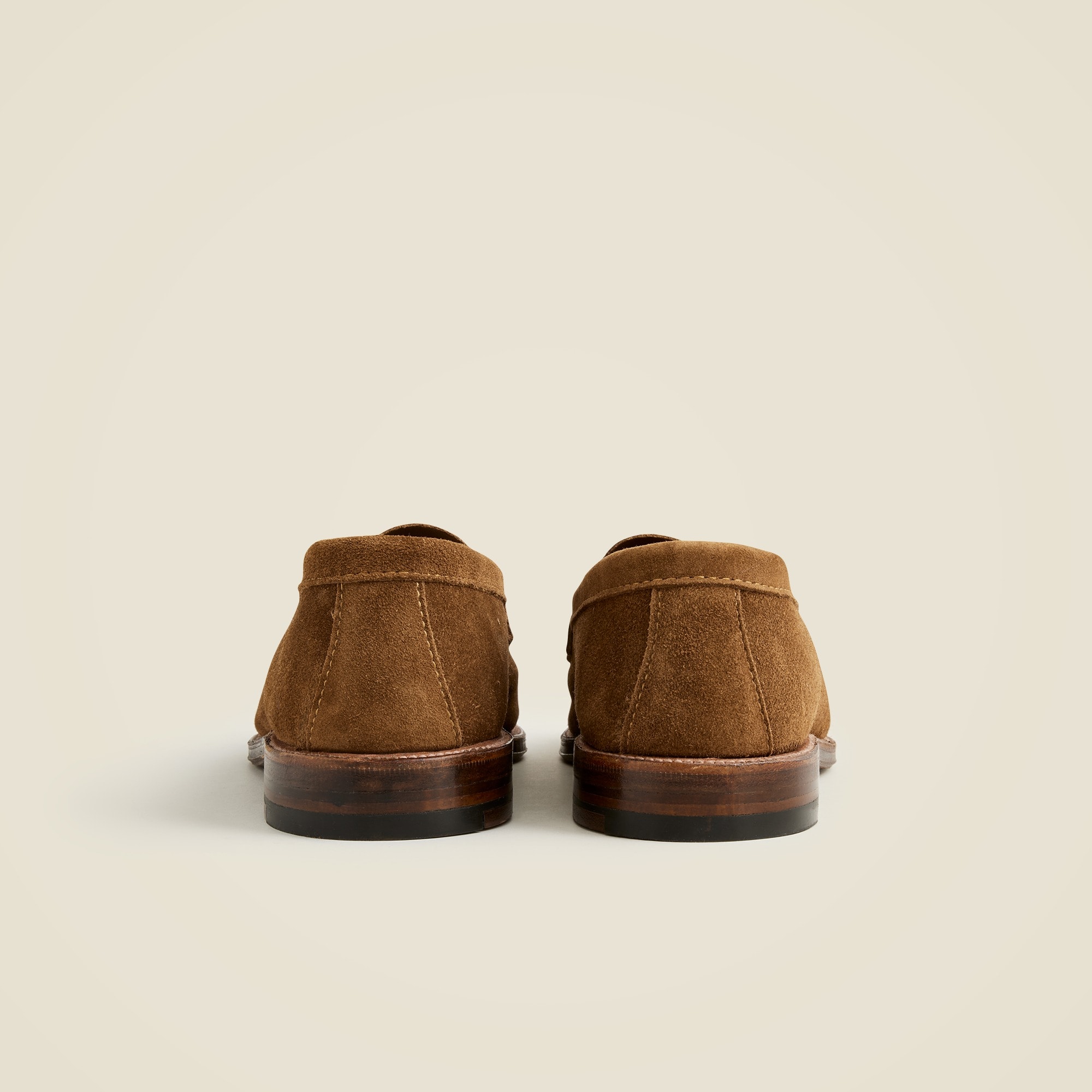 Alden® for J.Crew suede penny loafers