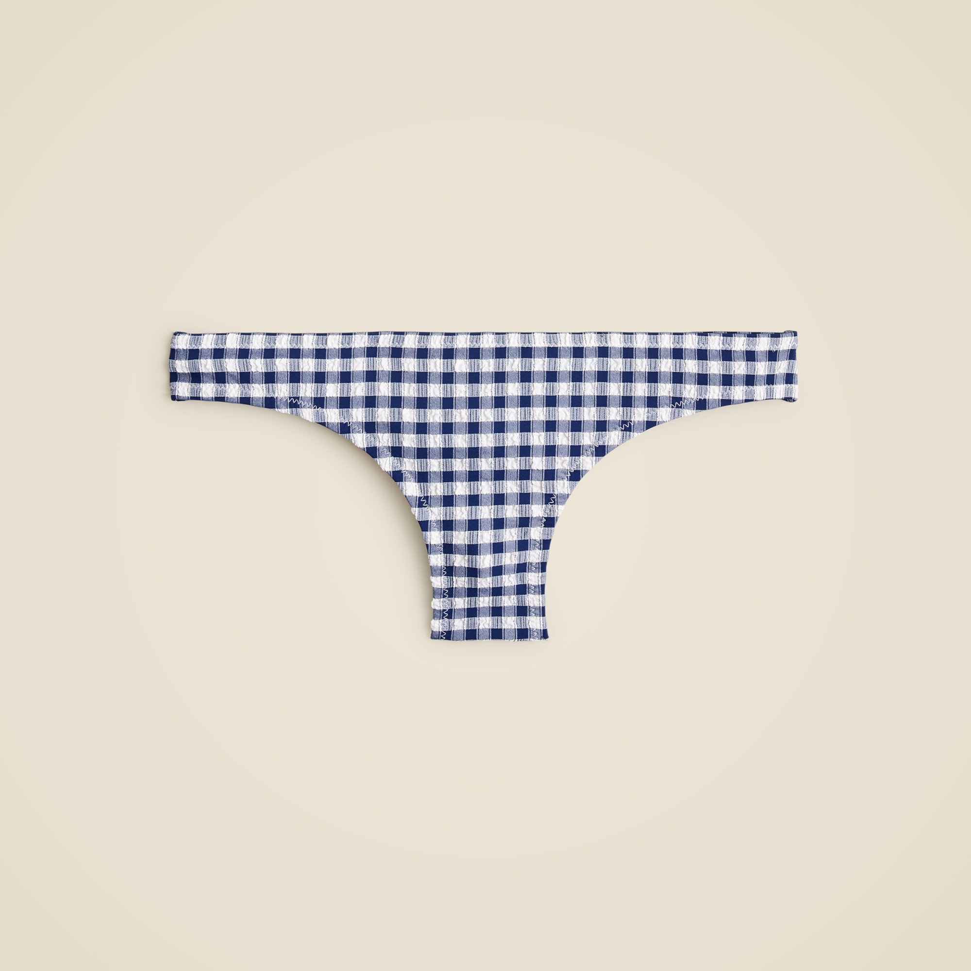 womens Surf hipster bikini bottom in gingham