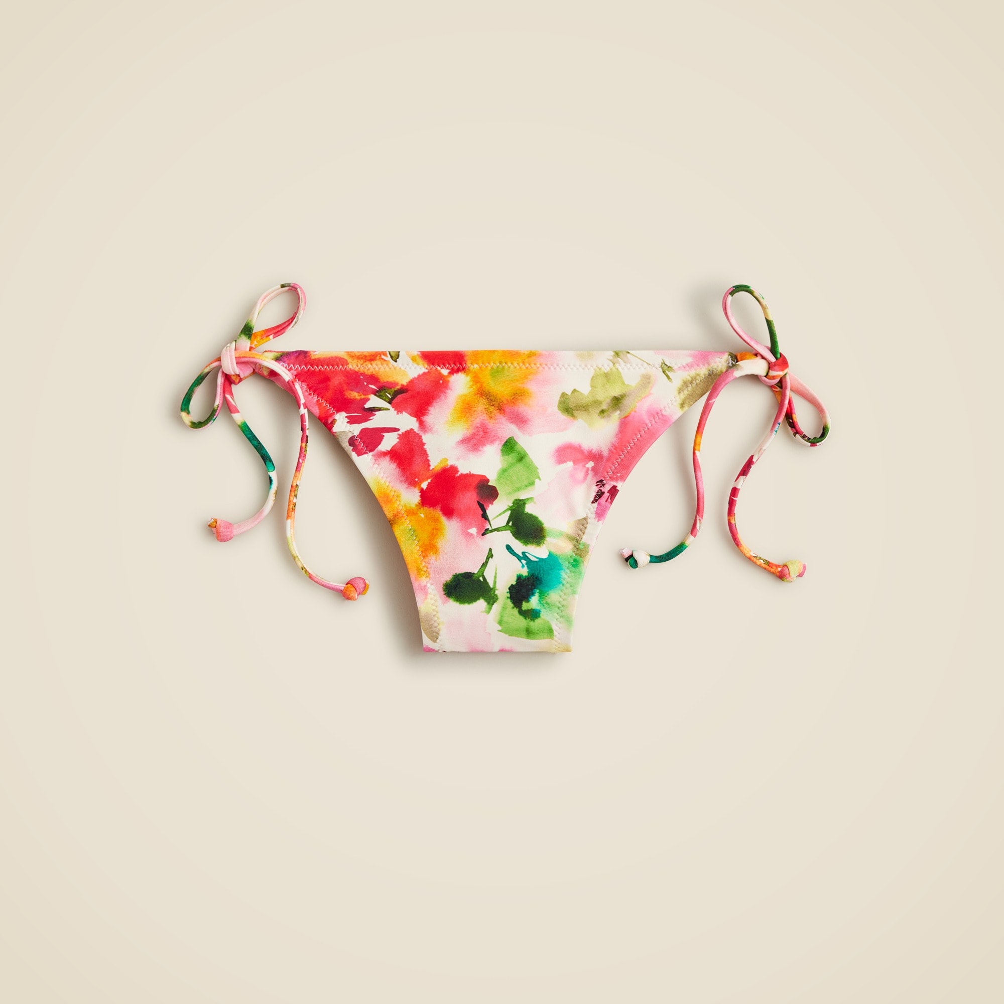 womens String hipster bikini bottom in floral