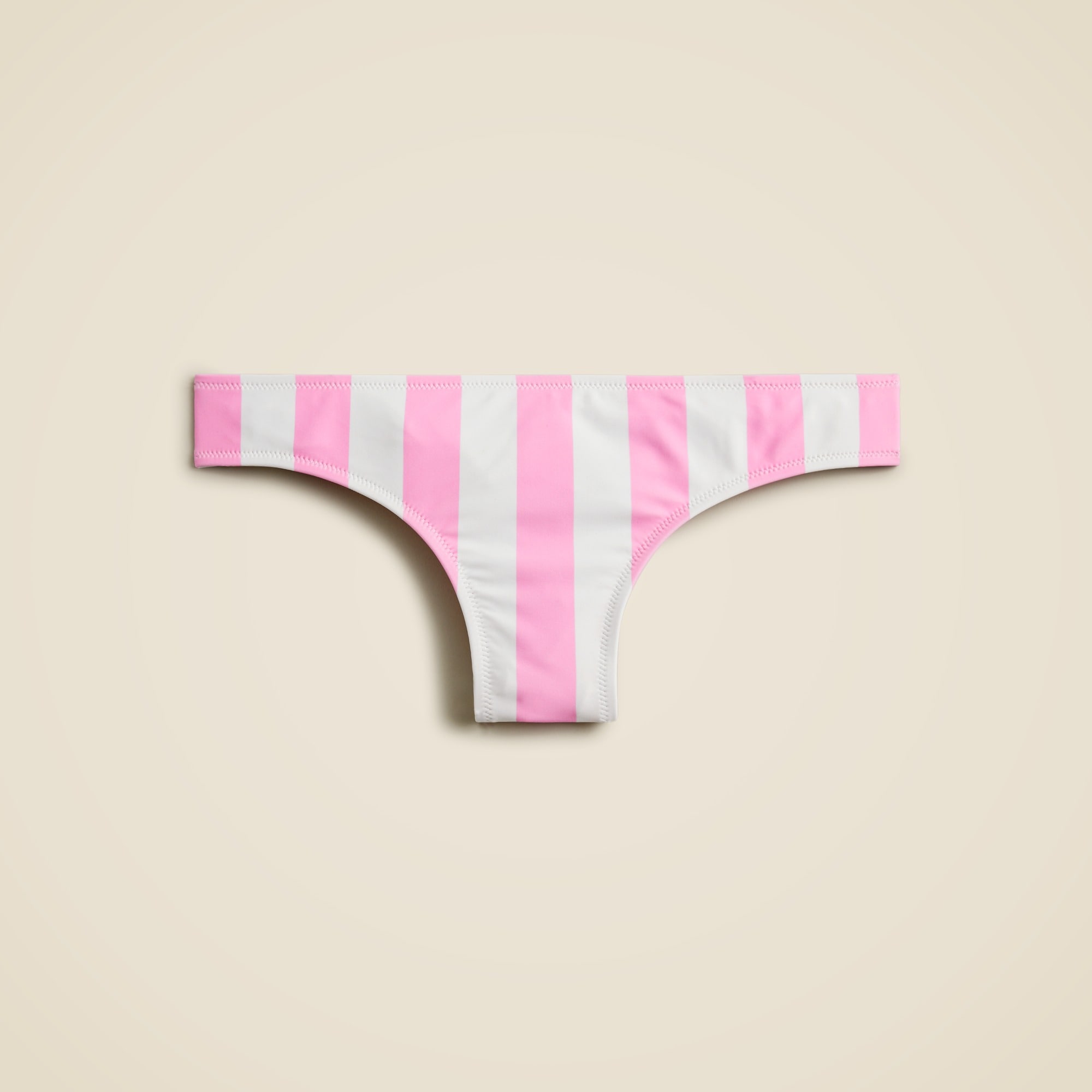 womens Surf hipster bikini bottom in pink stripe