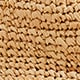 Wide-brim raffia bucket hat NATURAL STRAW