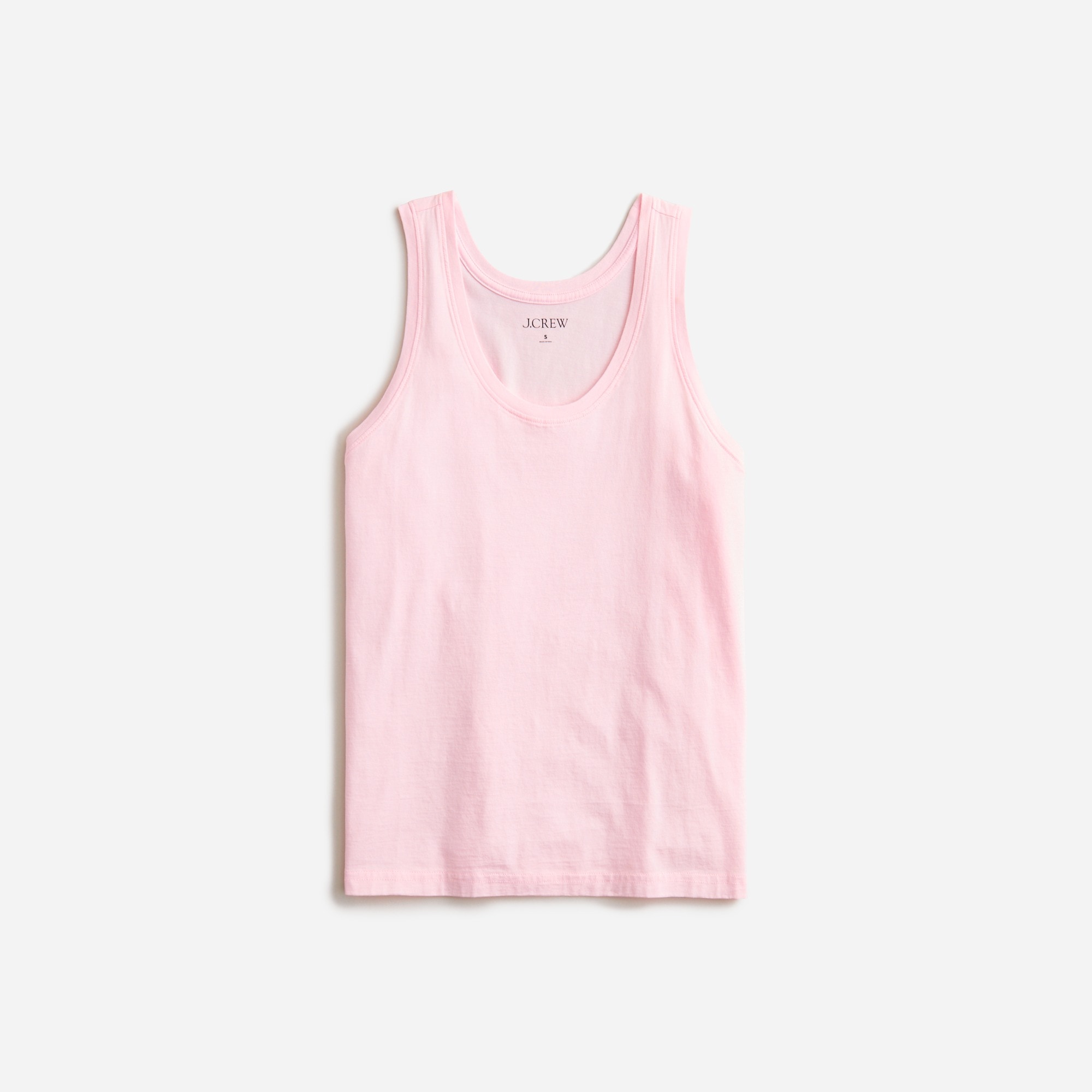 womens Pima cotton scoopneck tank top