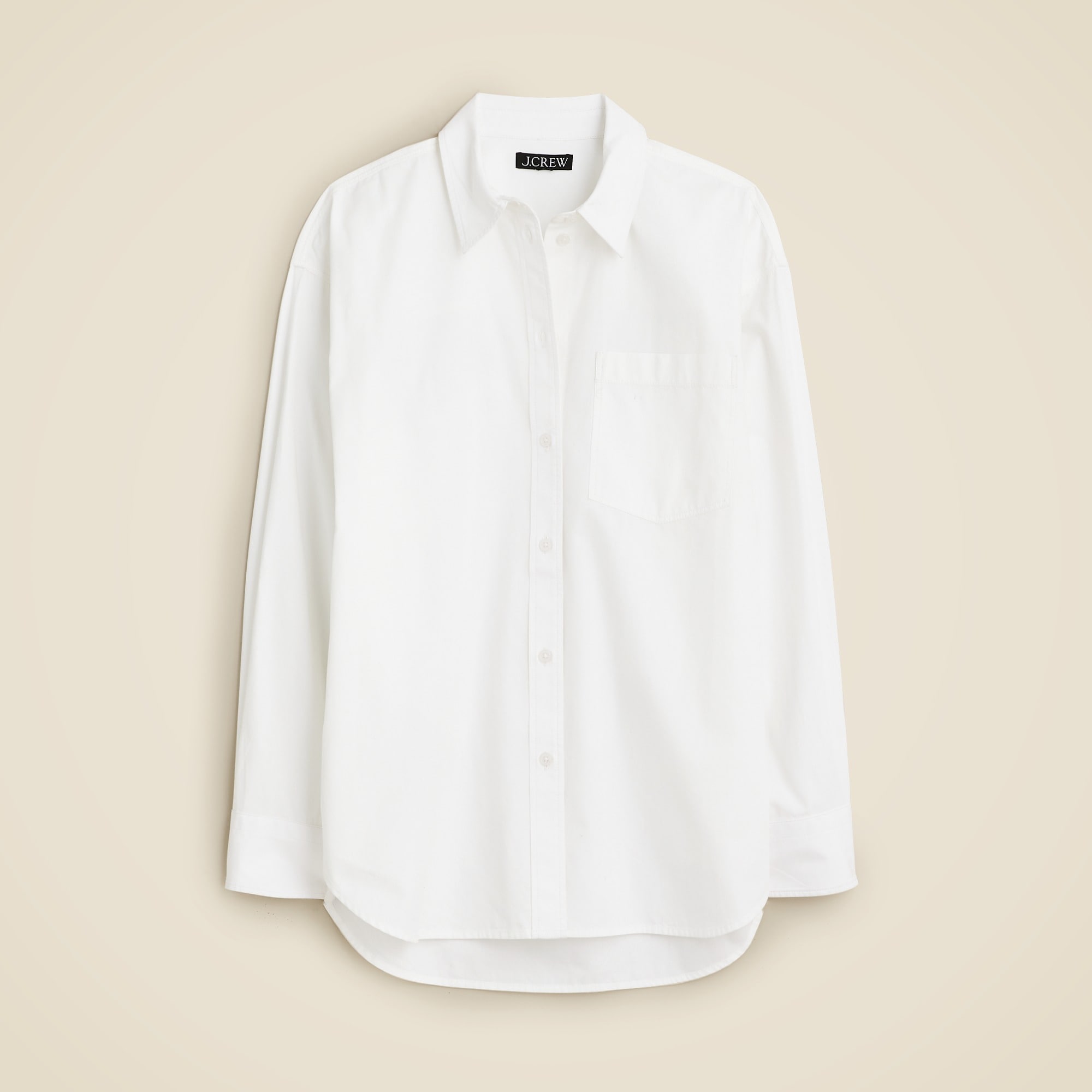 womens &Eacute;tienne oversized shirt in lightweight oxford