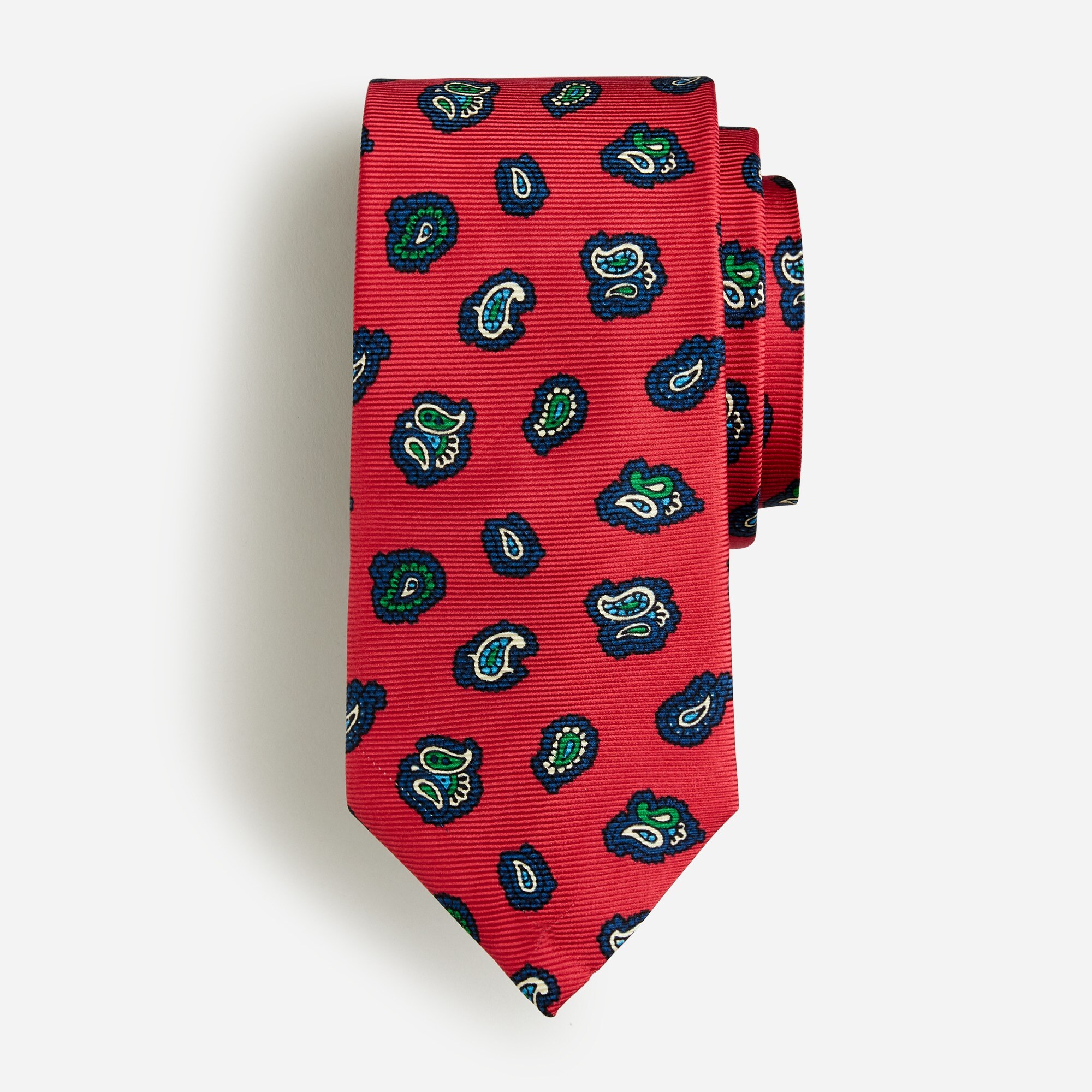 Italian silk tie in print