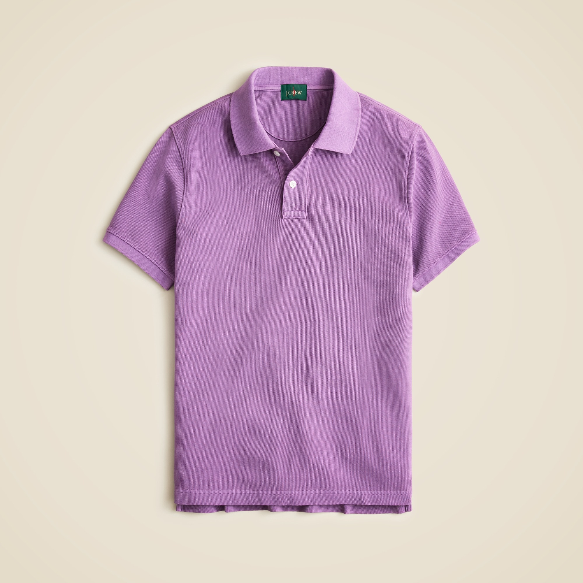 mens Washed piqu&eacute; polo shirt