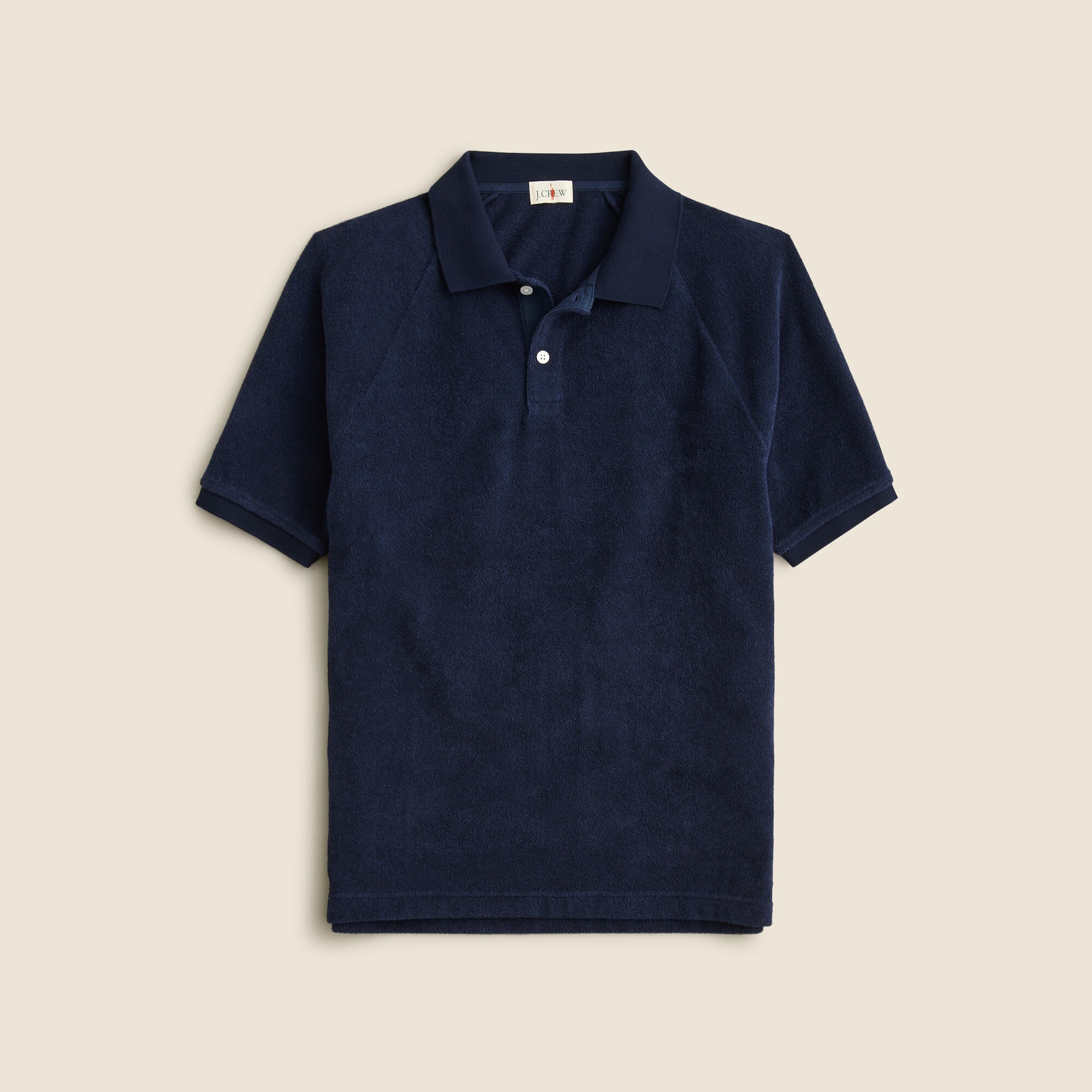  Terry cloth polo shirt