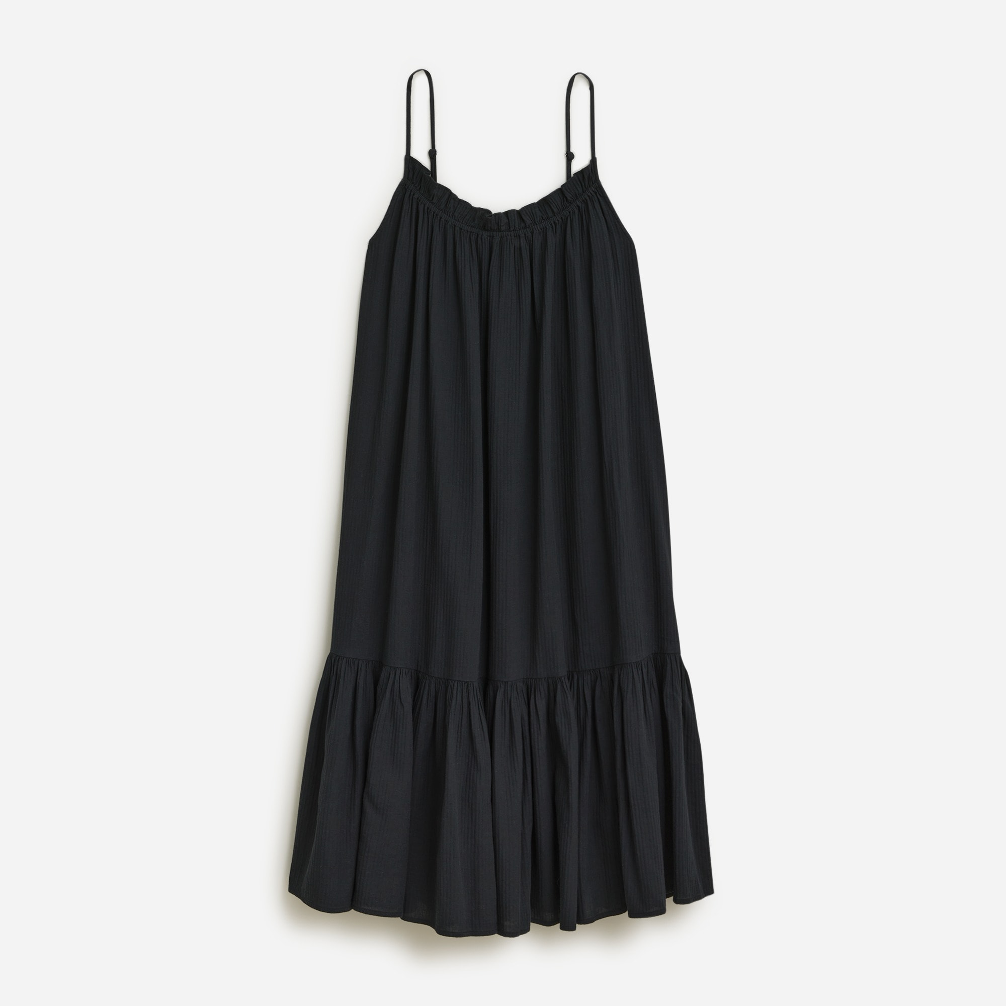  Ruffle beach dress in airy gauze