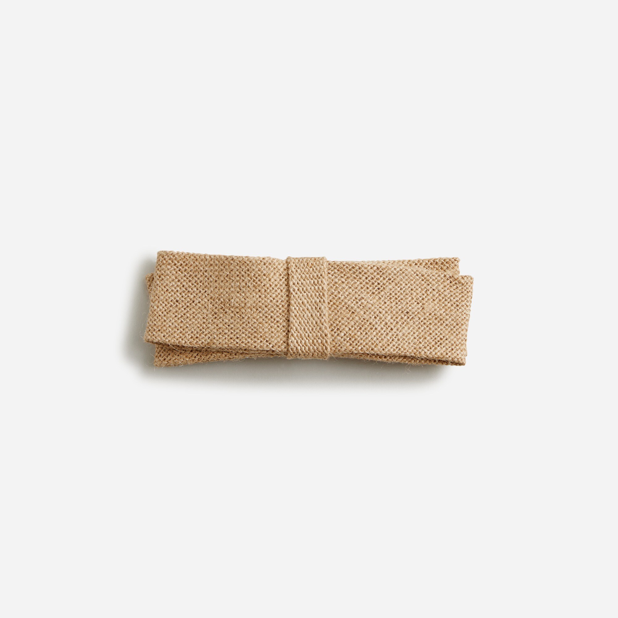  Linen bow hair clip