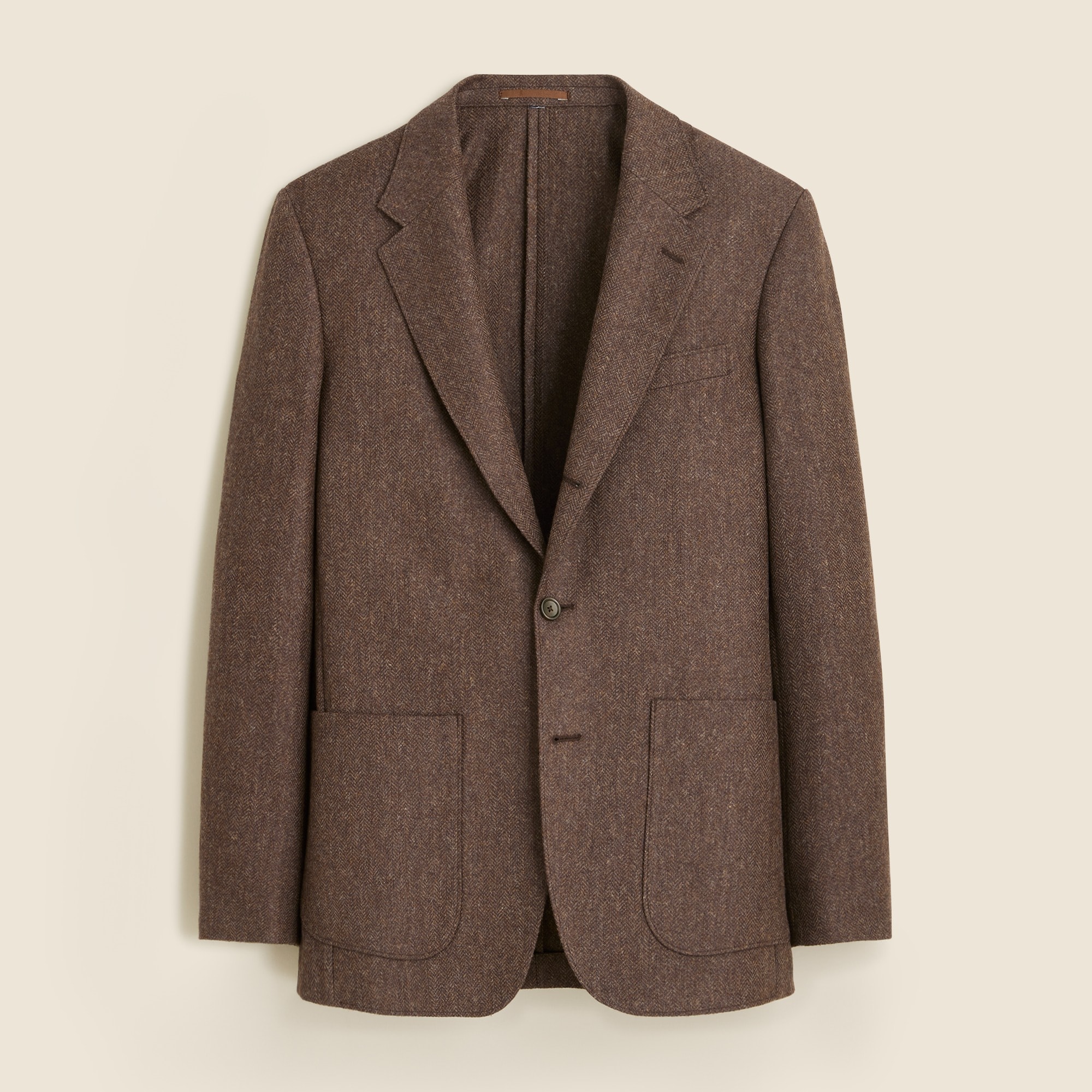 mens Kenmare Relaxed-fit suit jacket in English cotton-wool blend