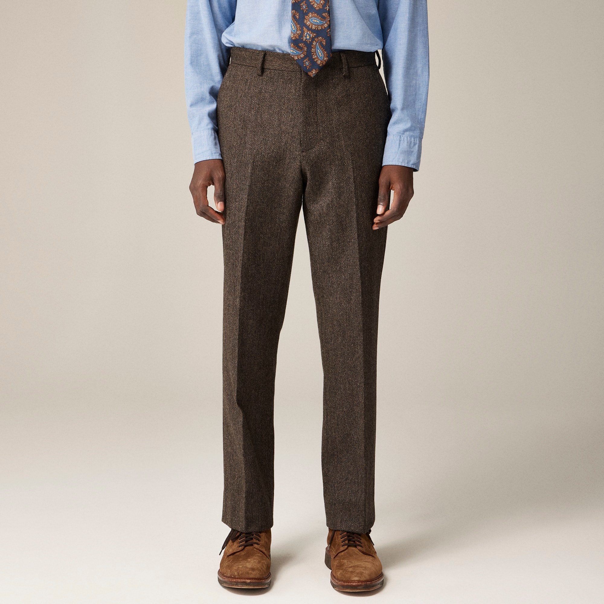 mens Crosby Classic-fit suit pant in English merino wool