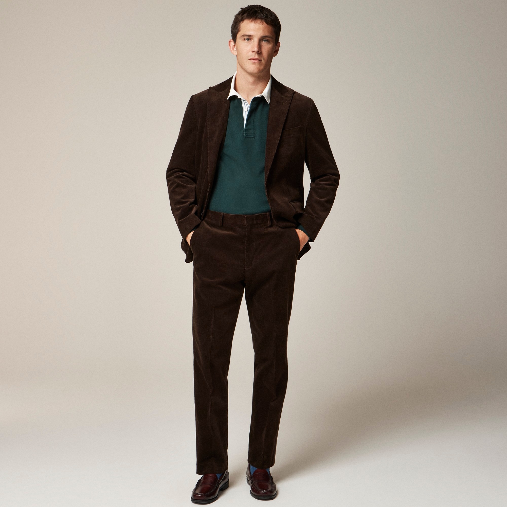 mens Crosby Classic-fit suit jacket in Italian cotton corduroy