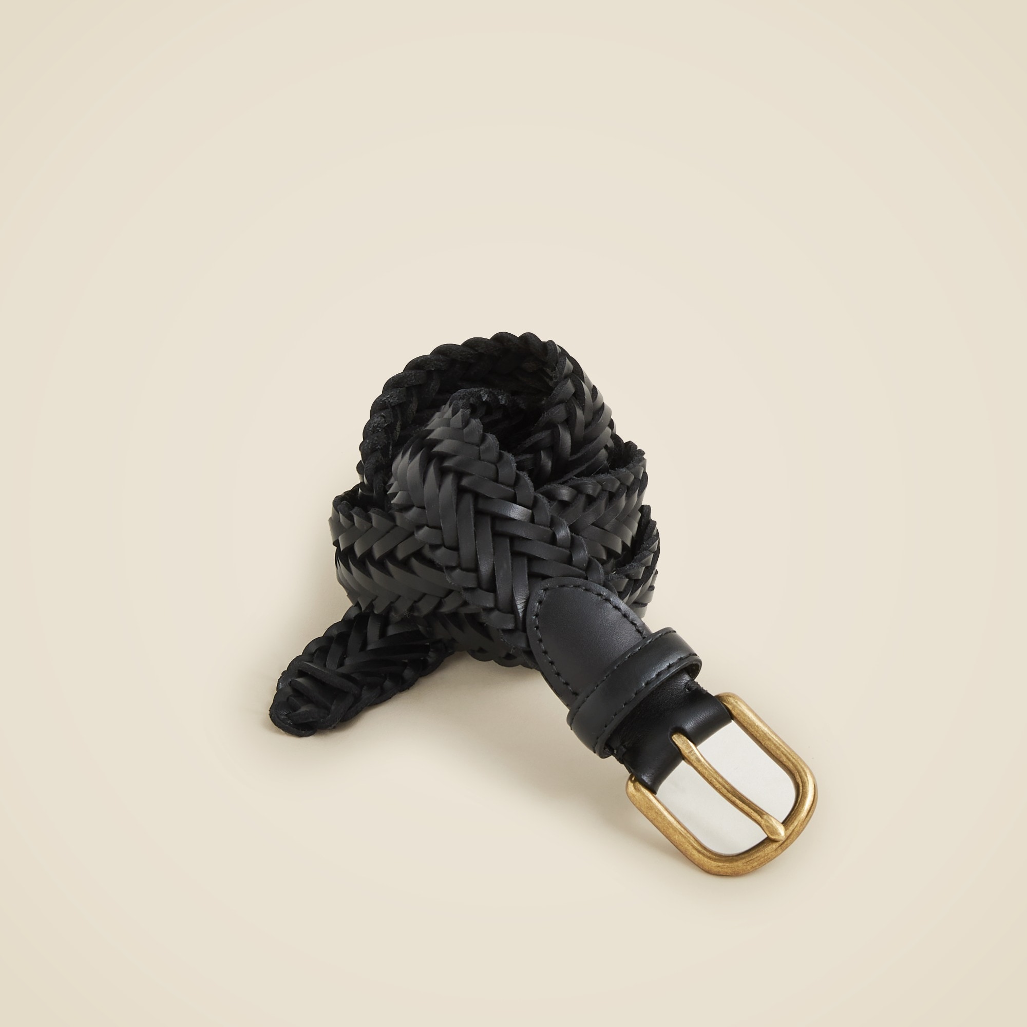 boys Kids' braided leather belt