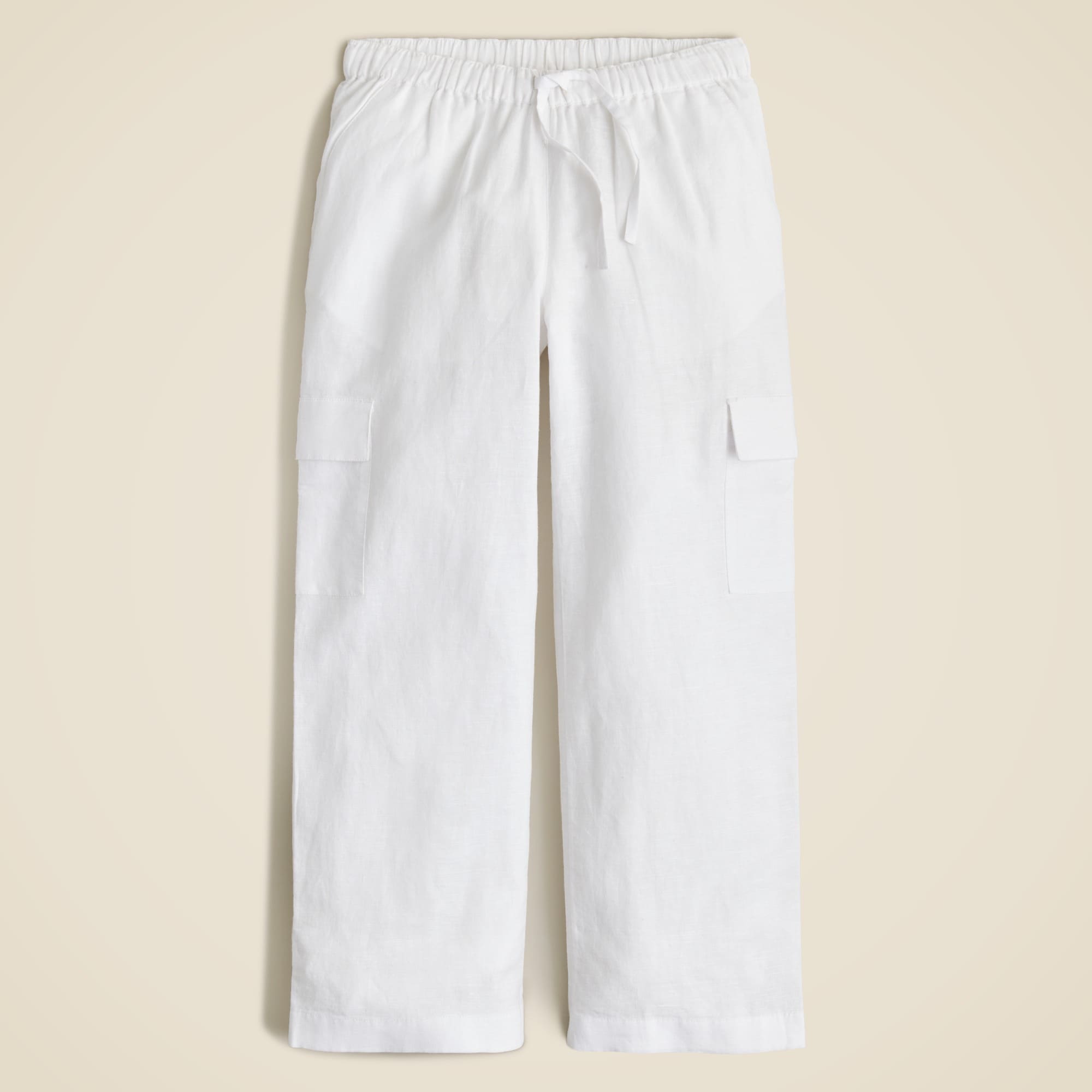  Girls' soleil cargo pant in linen blend