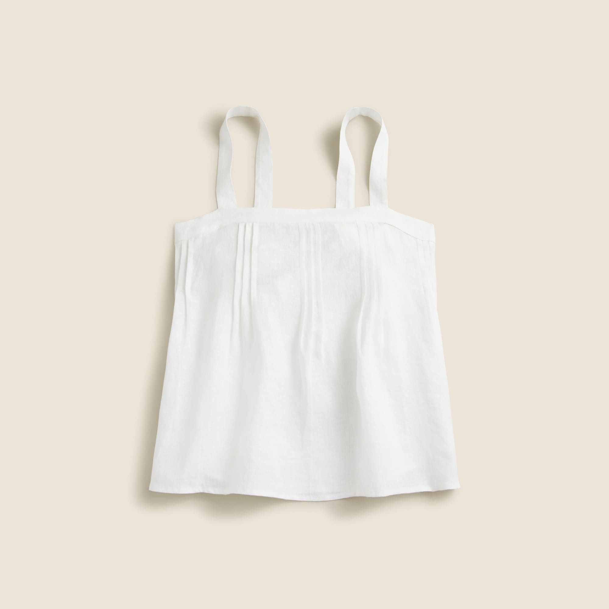  Bow-back linen top