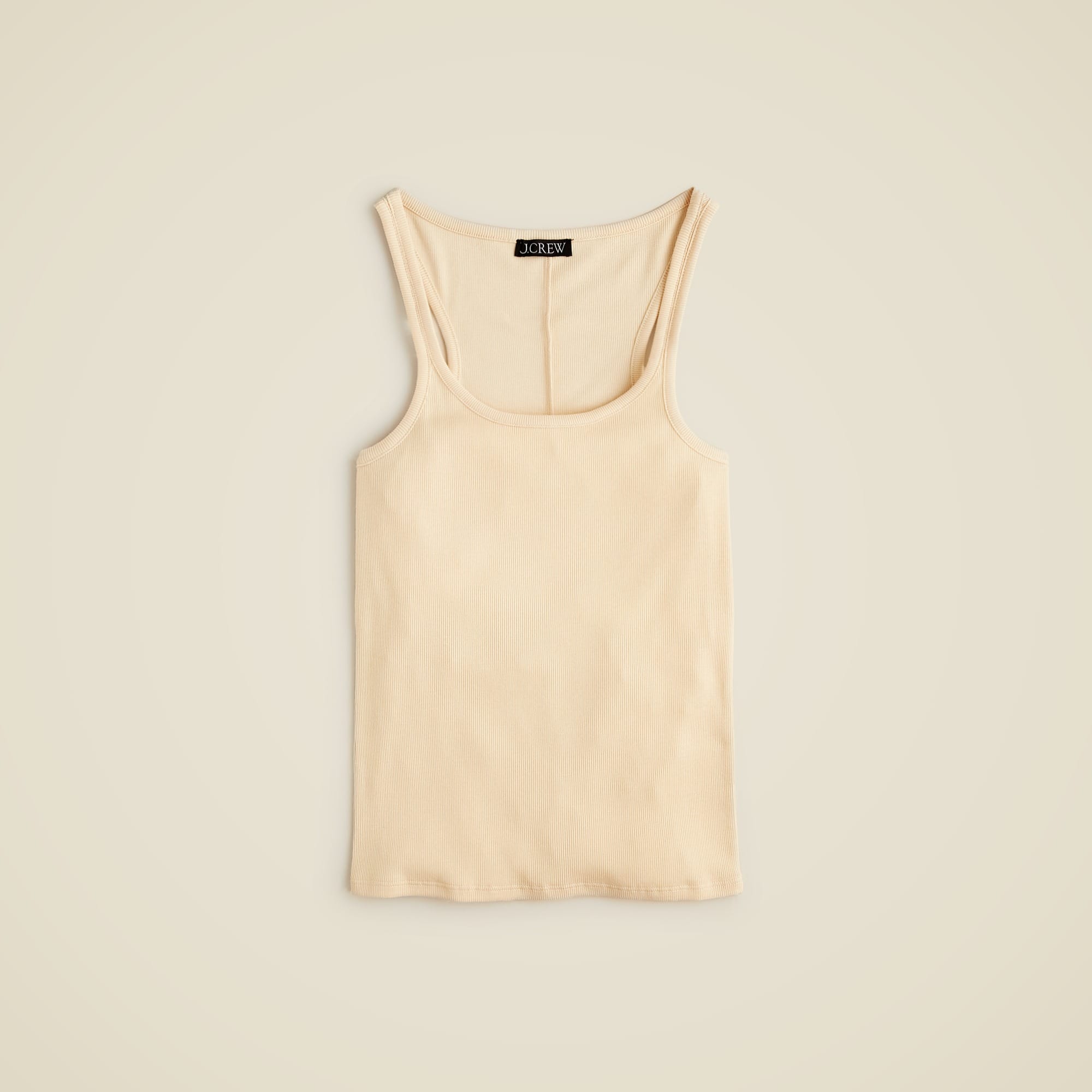 womens Fine rib racerback tank top