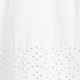 Jolie top in eyelet cotton poplin WHITE