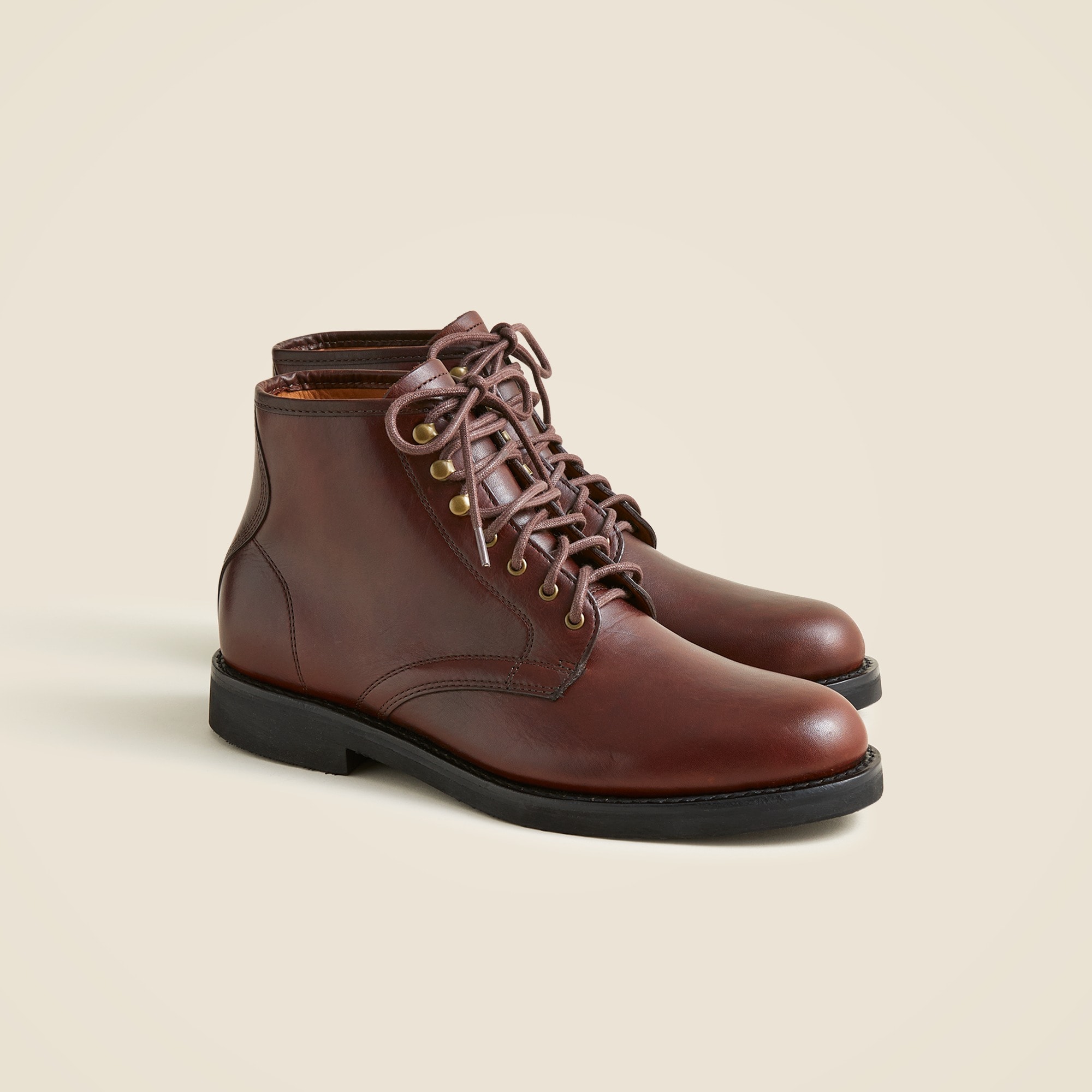 mens Field boots in English leather