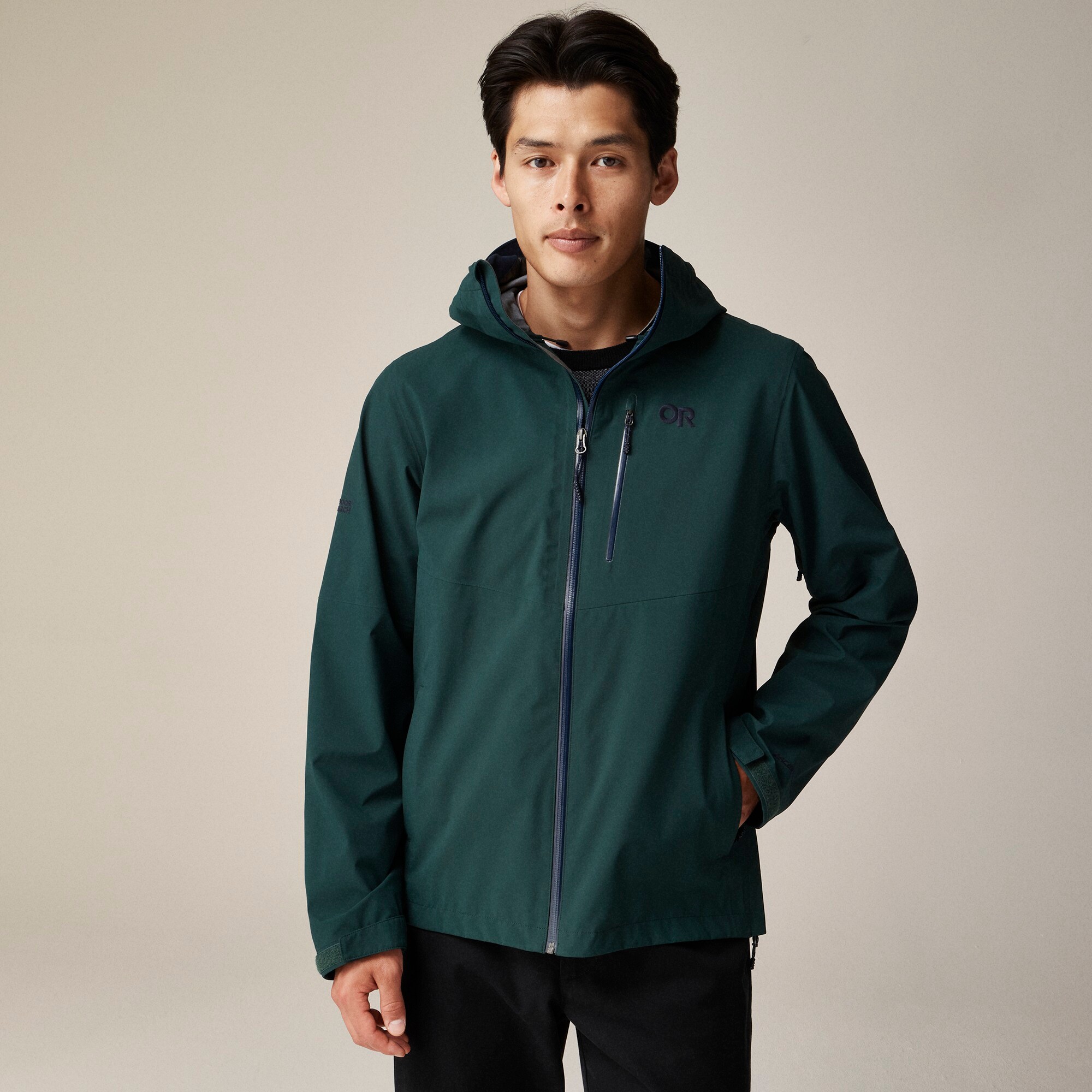 mens Outdoor Research&reg; X J.Crew Foray 3L rain jacket