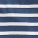 Kids' long-sleeve striped tee in broken-in-jersey SAILOR STRIPE FADED NAV