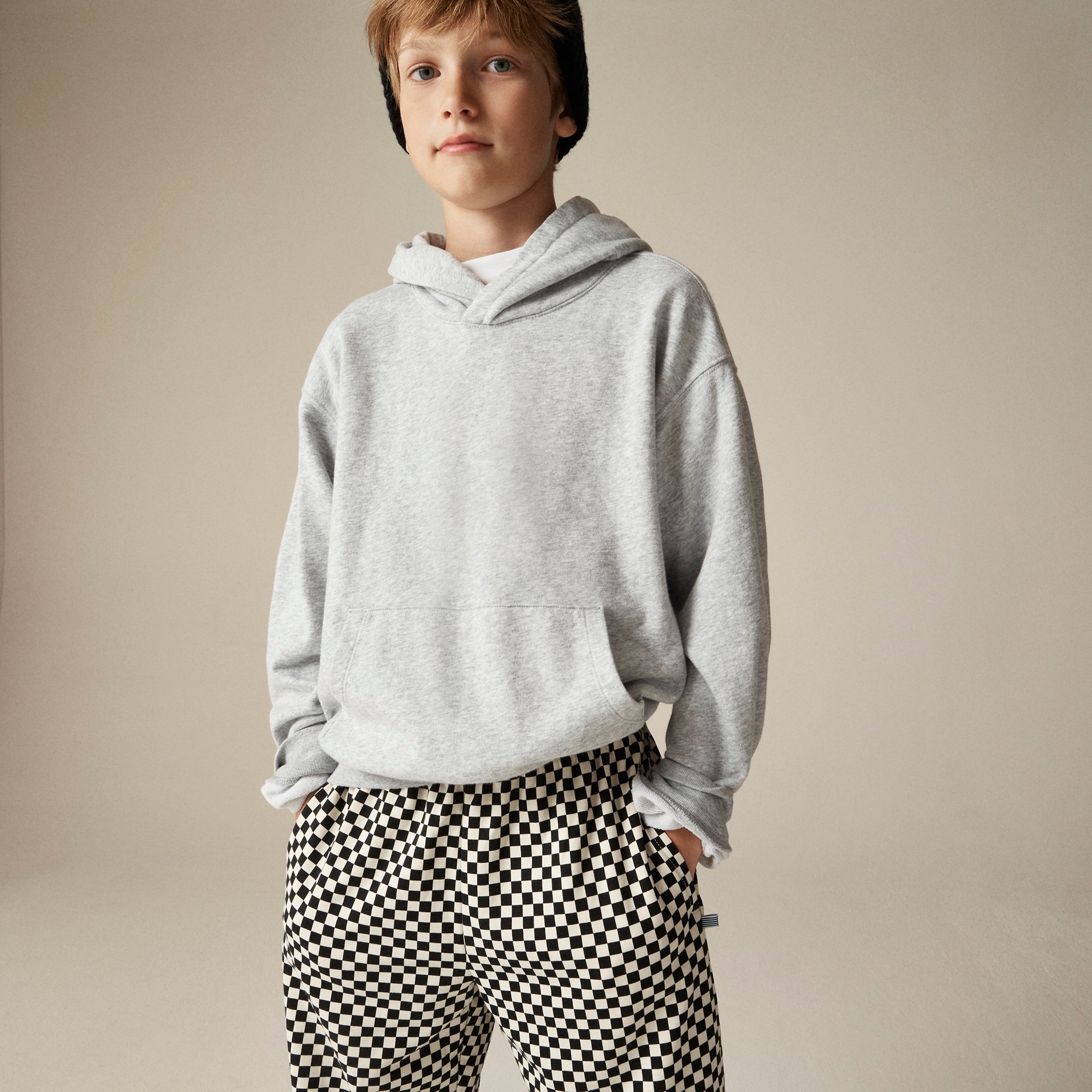 boys KID by Crewcuts garment-dyed hoodie