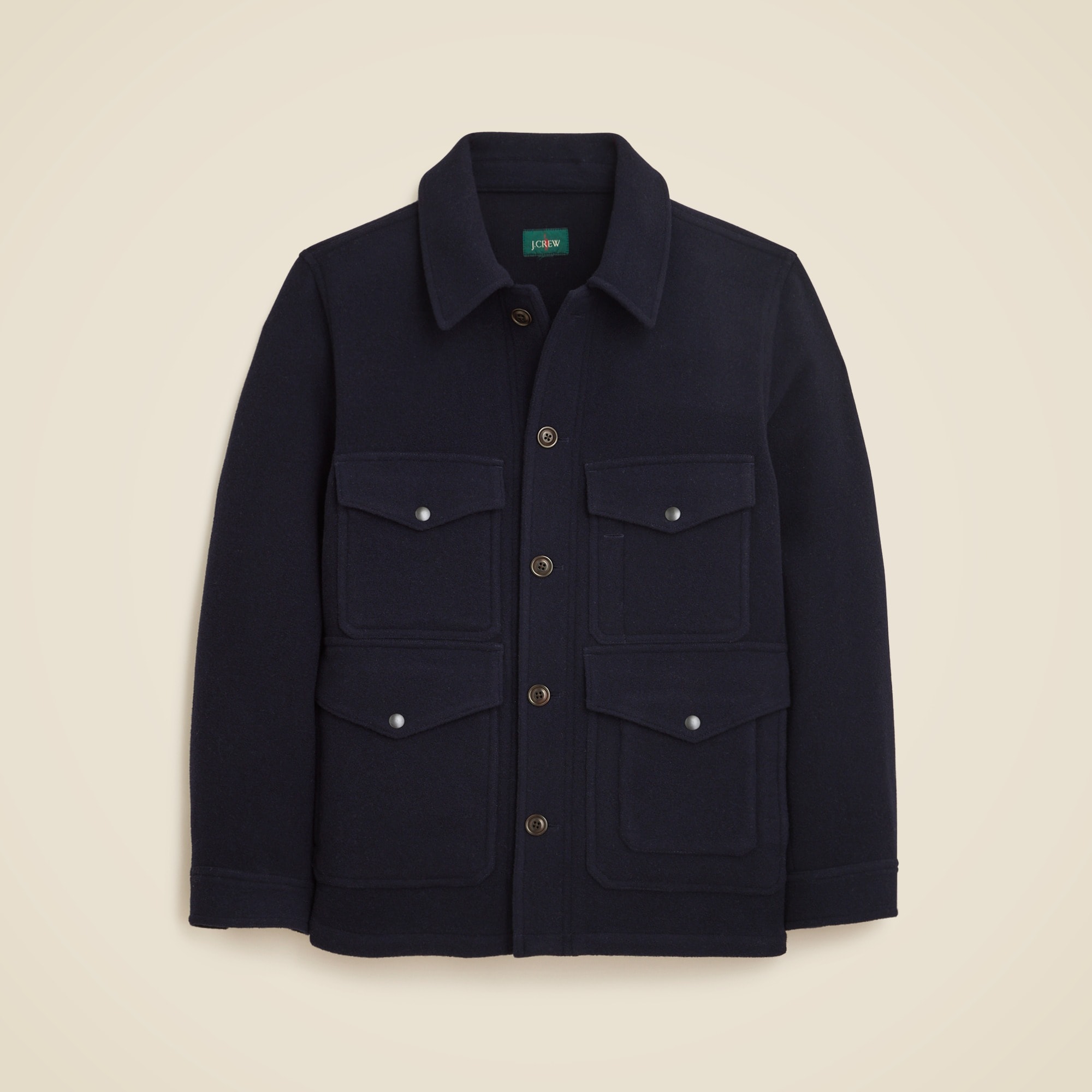  Cruiser jacket in double-faced wool blend