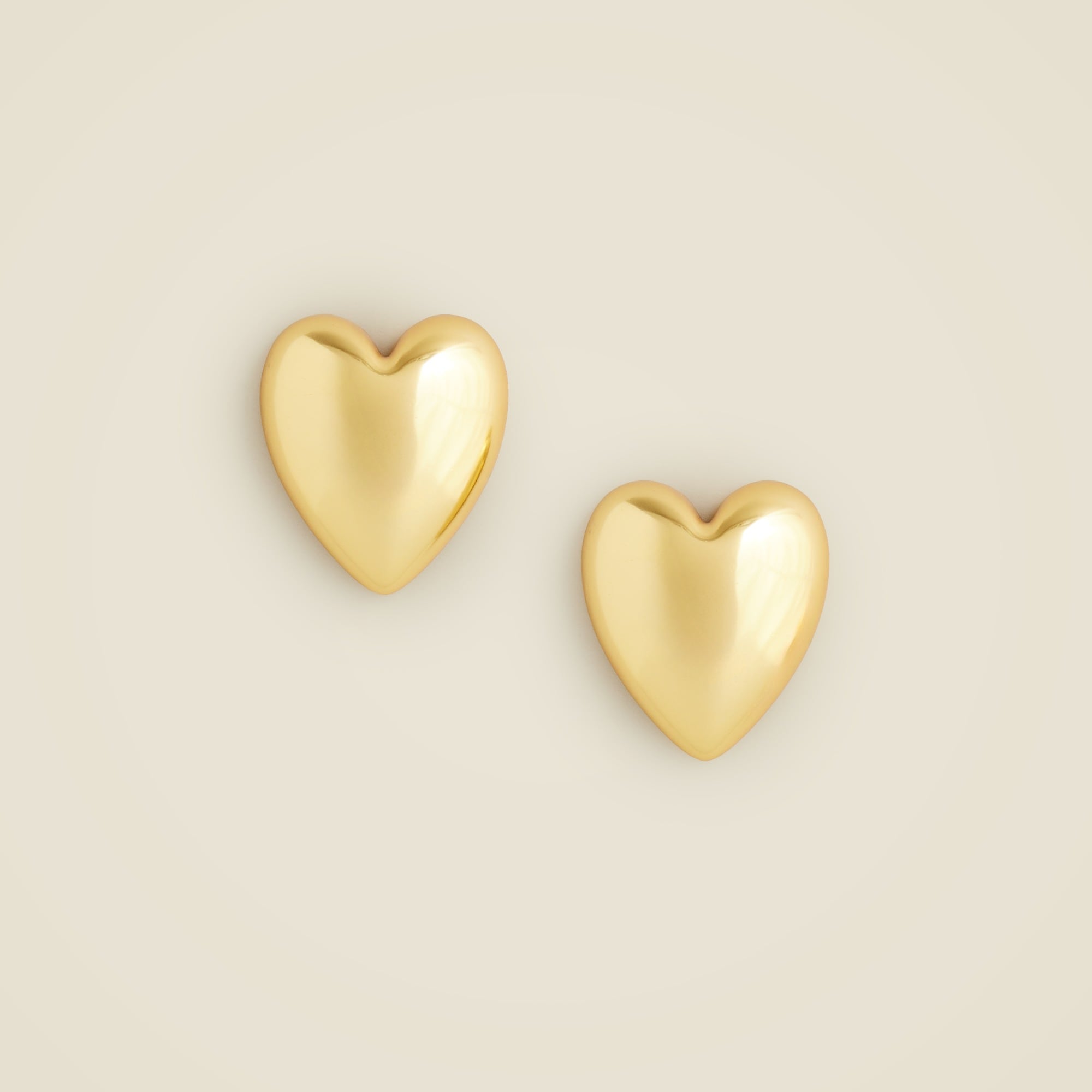 womens Oversized heart earrings