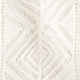 Cashmere lace pointelle sweater-polo SNOW