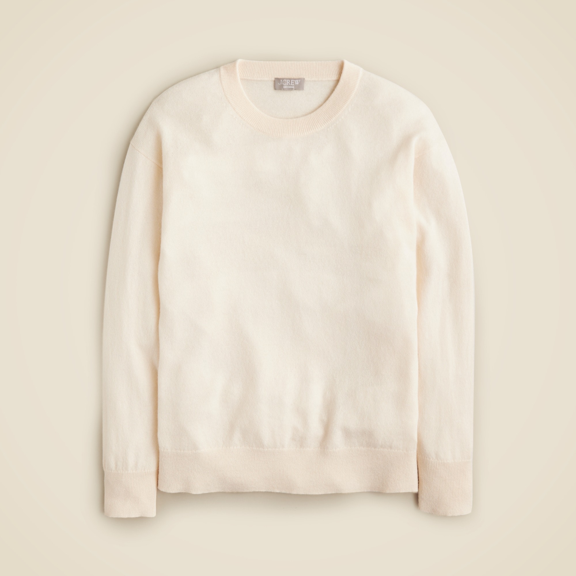 womens Cashmere relaxed crewneck sweater