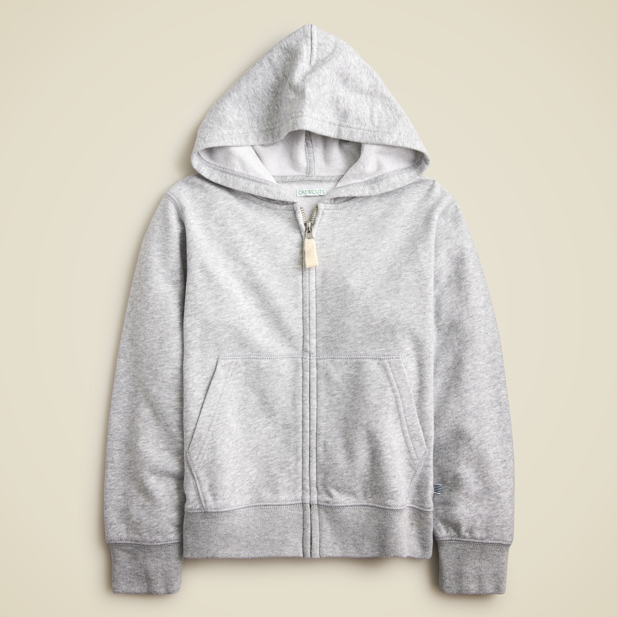 boys KID by Crewcuts heathered zip-up hoodie