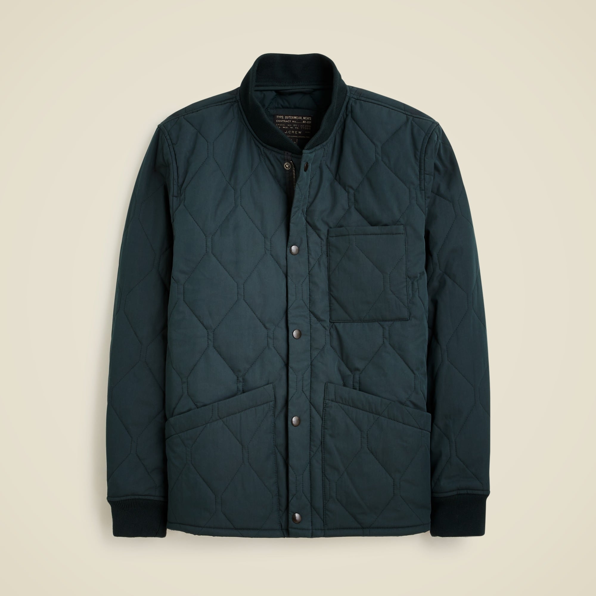 mens Quilted flight jacket with PrimaLoft&reg;