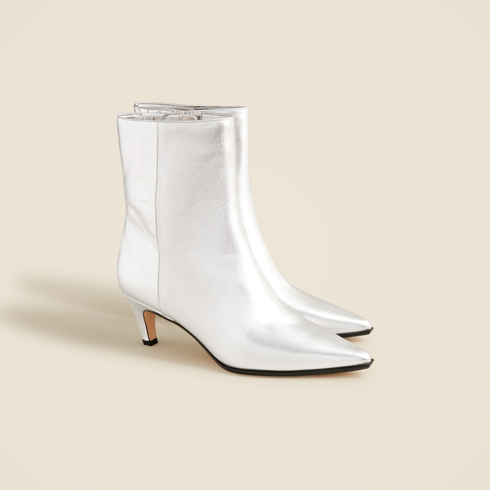 womens New Stevie ankle boots in metallic leather