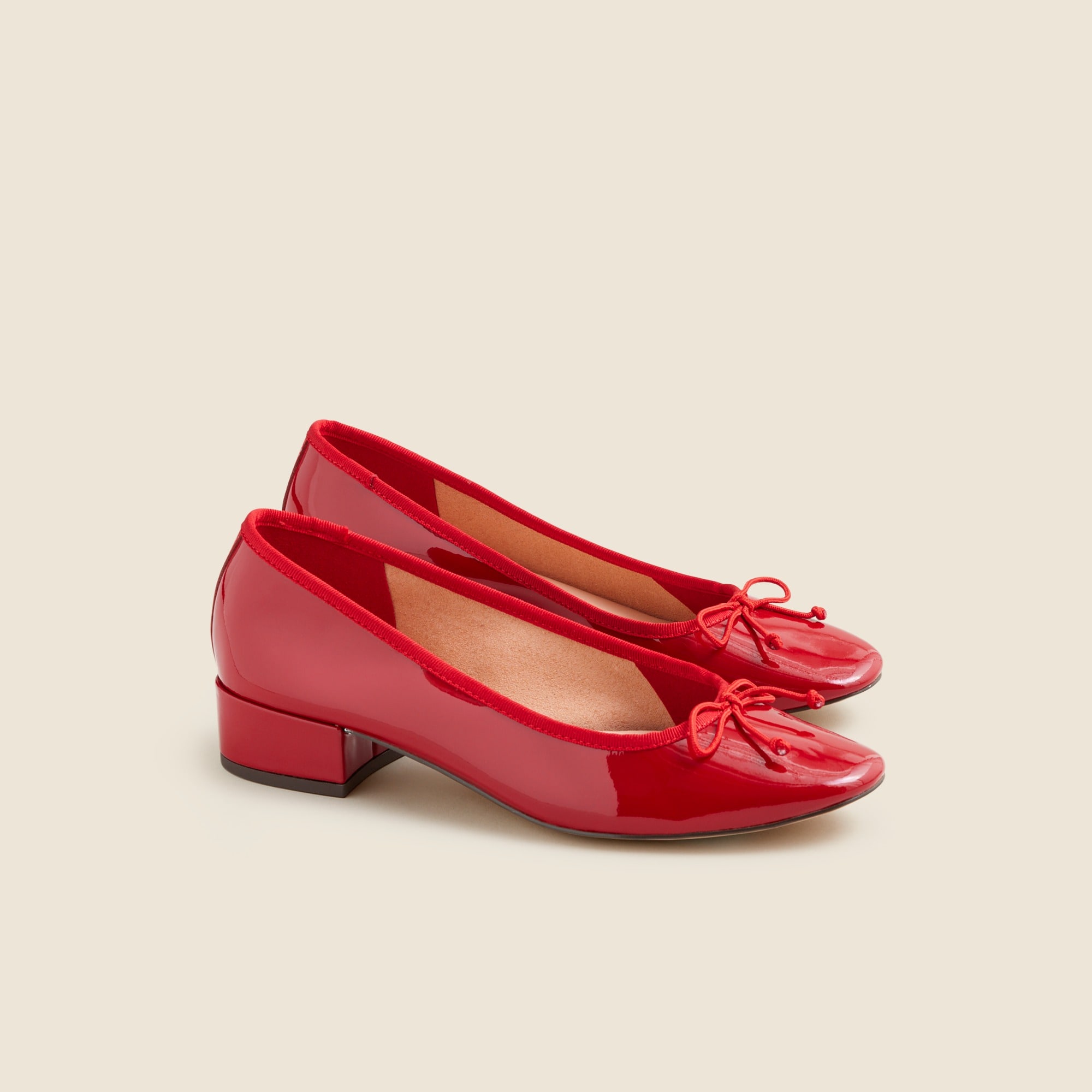 womens Teagan ballet pumps in patent leather