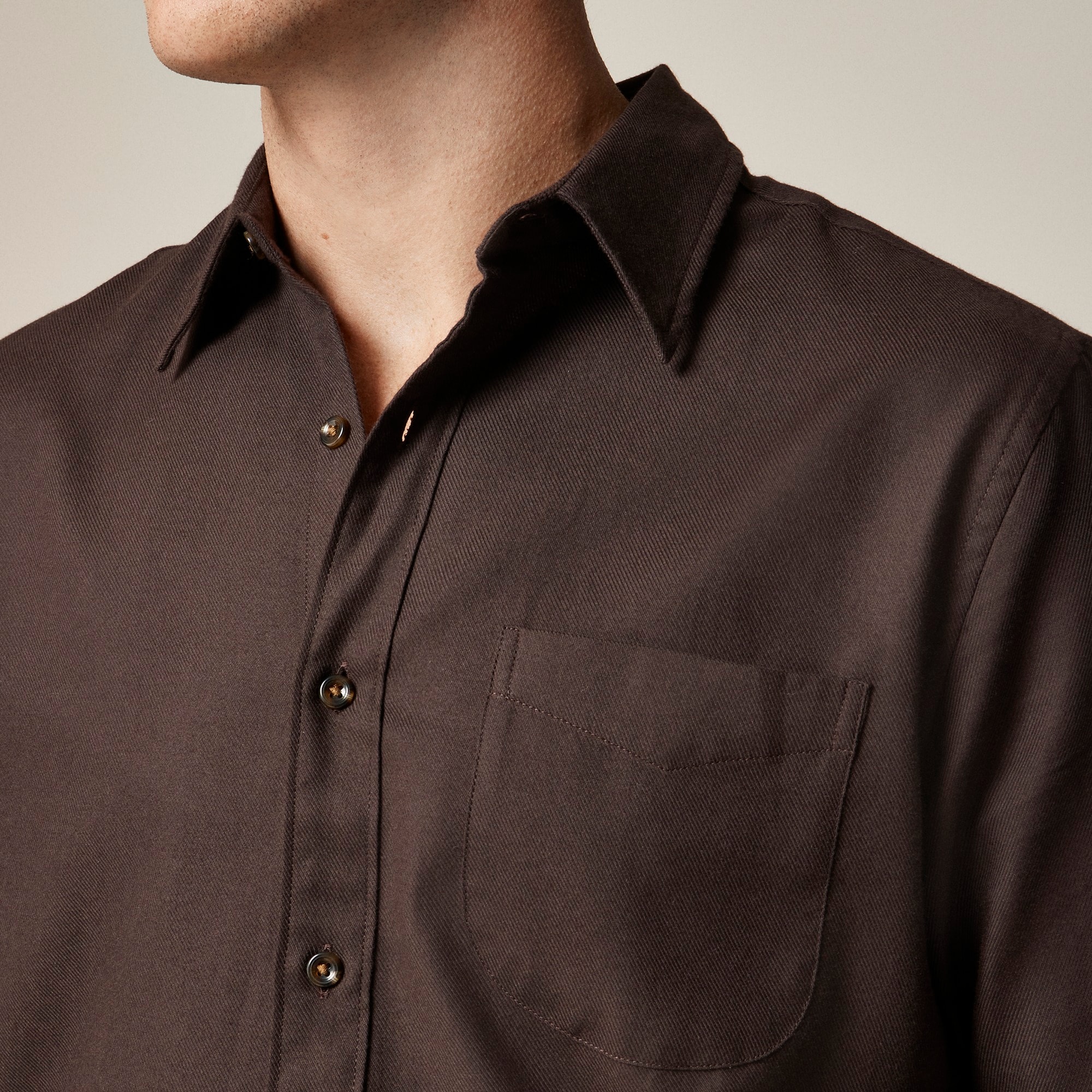 Cotton-cashmere blend shirt