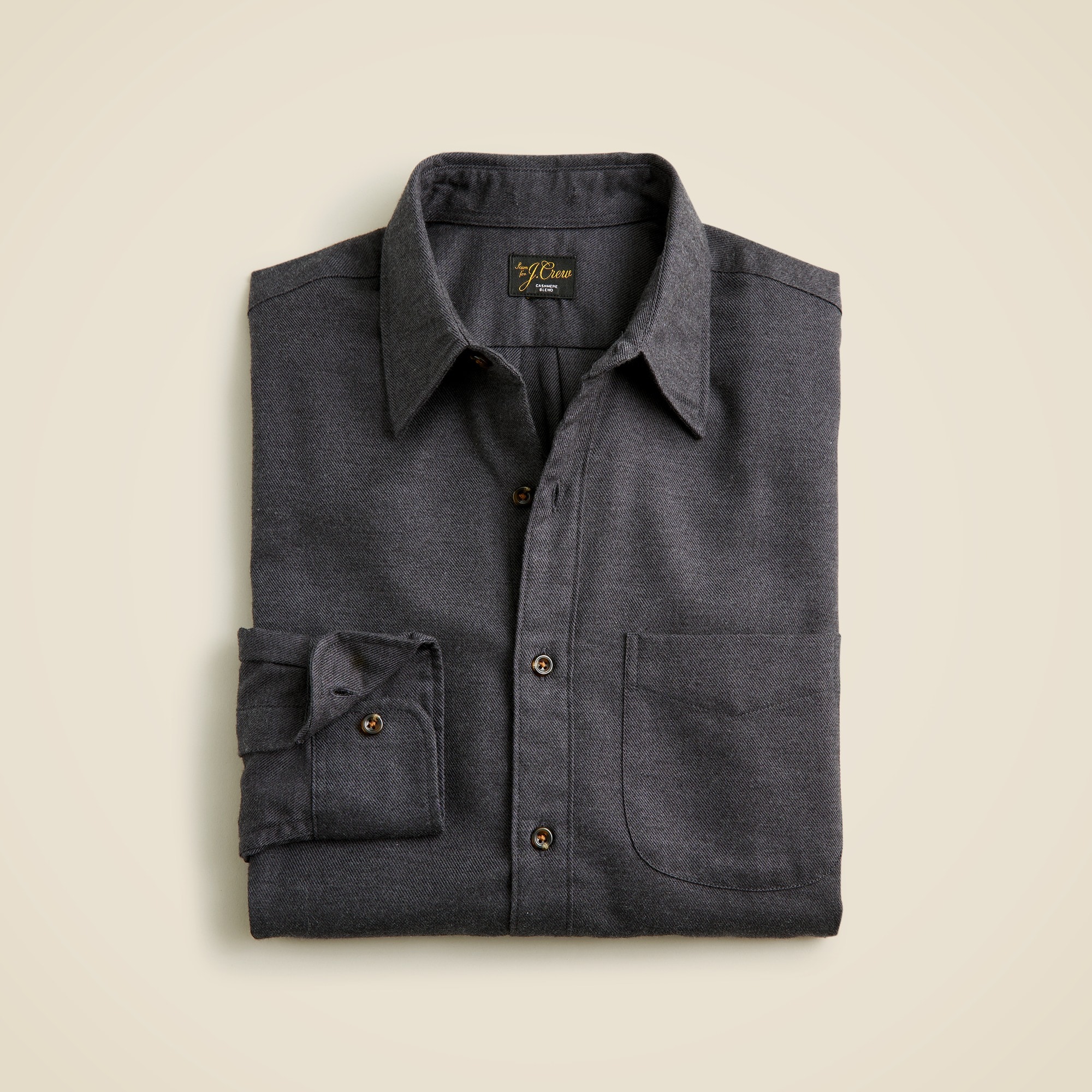 mens Cotton-cashmere blend shirt