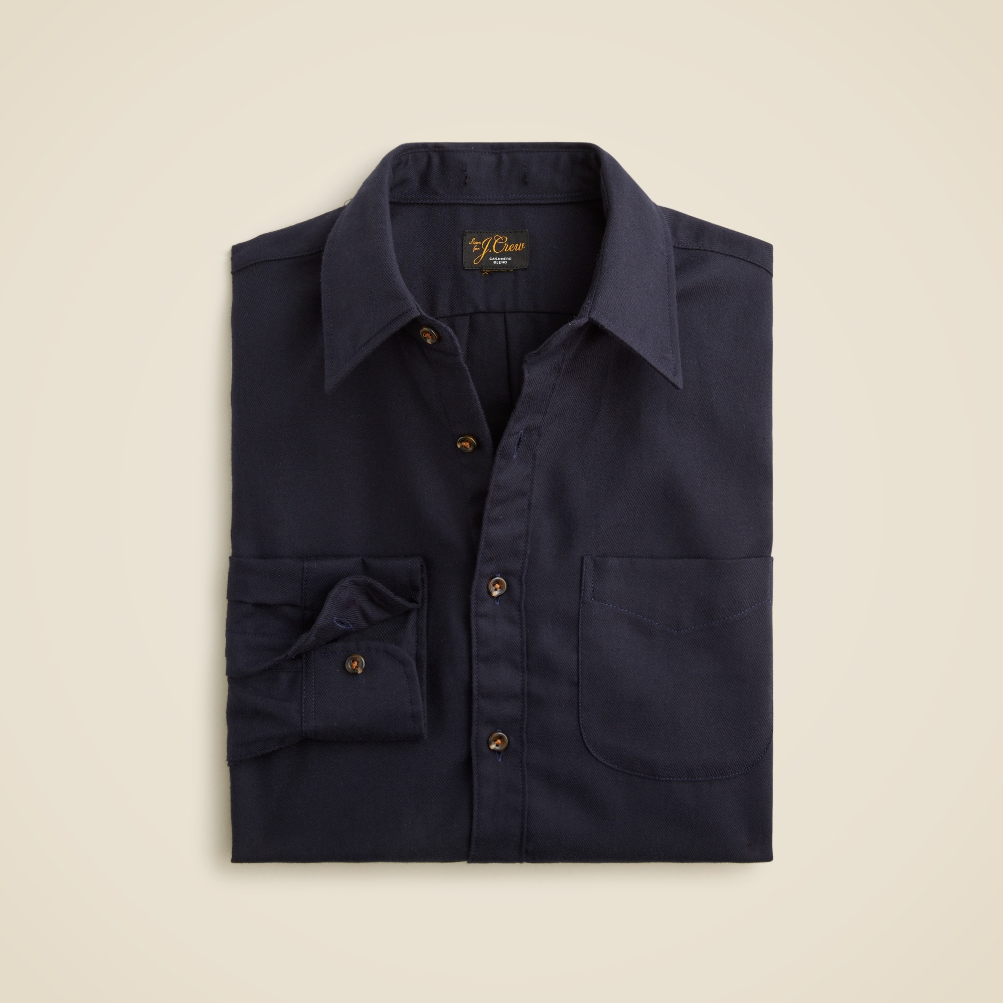 mens Cotton-cashmere blend shirt