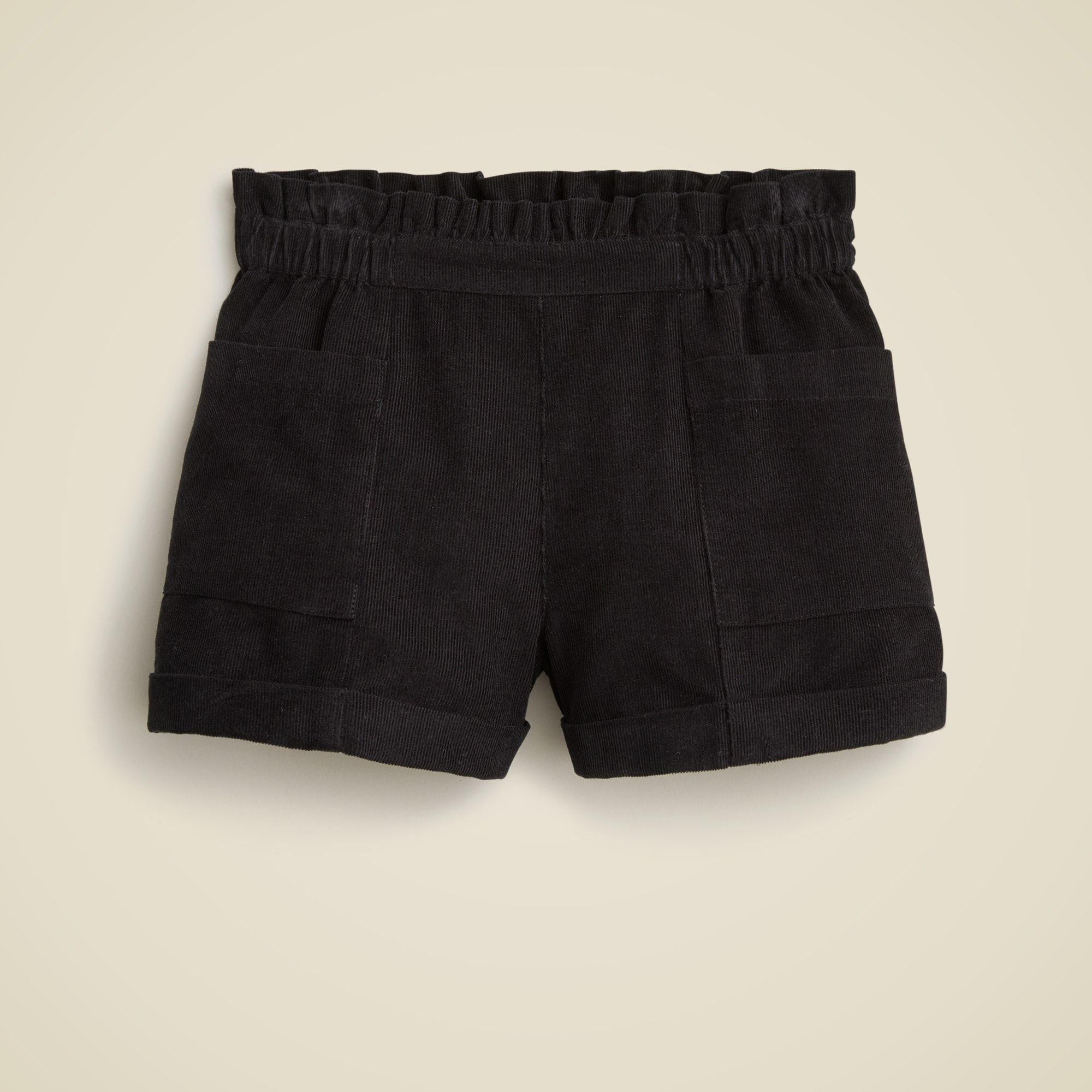 girls Girls' pull-on short in wide-wale corduroy