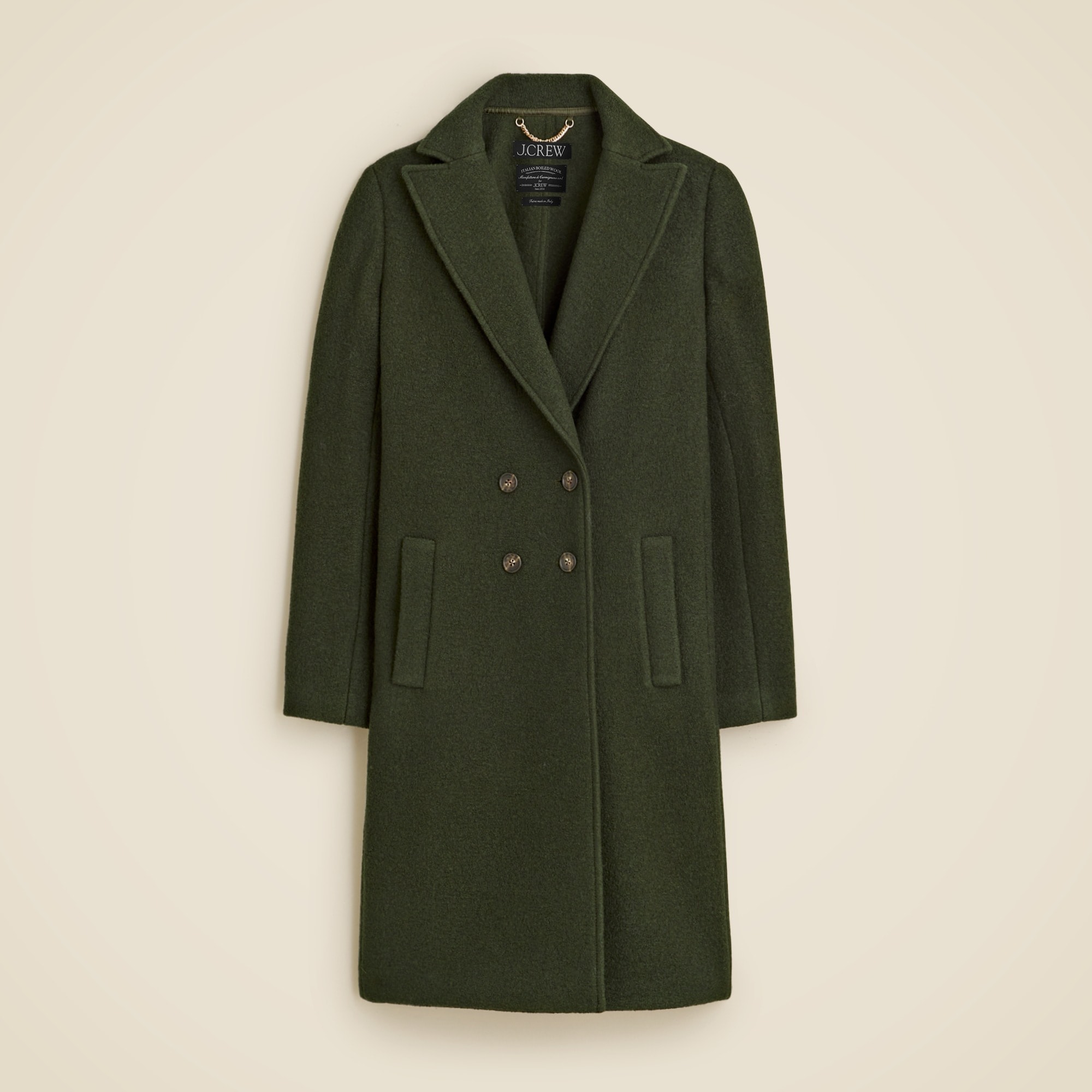 womens Daphne topcoat in Italian boiled wool