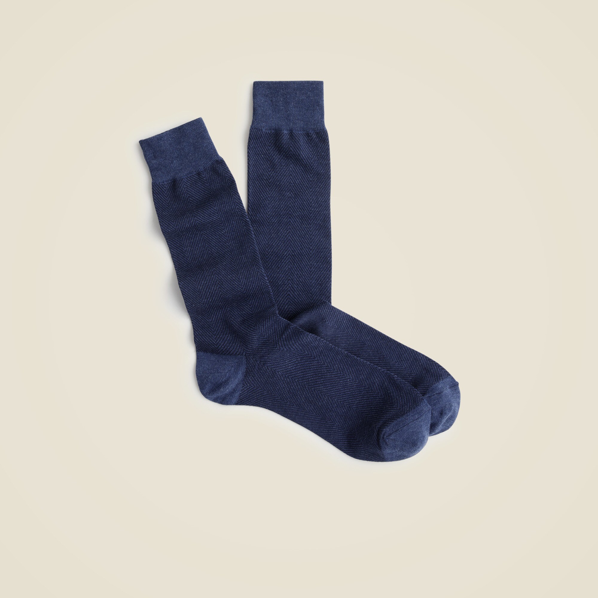 mens Dress socks in herringbone