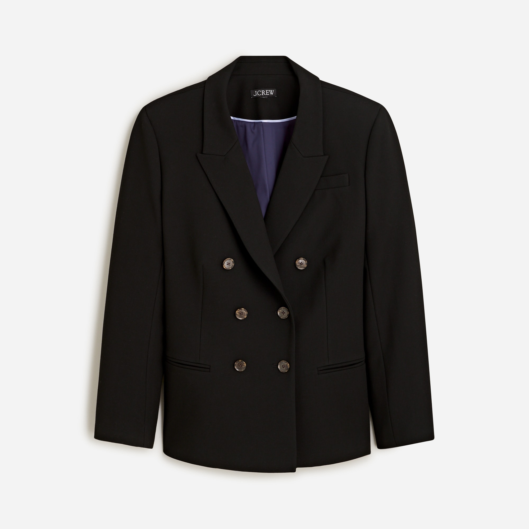 womens Double-breasted blazer in four-season stretch