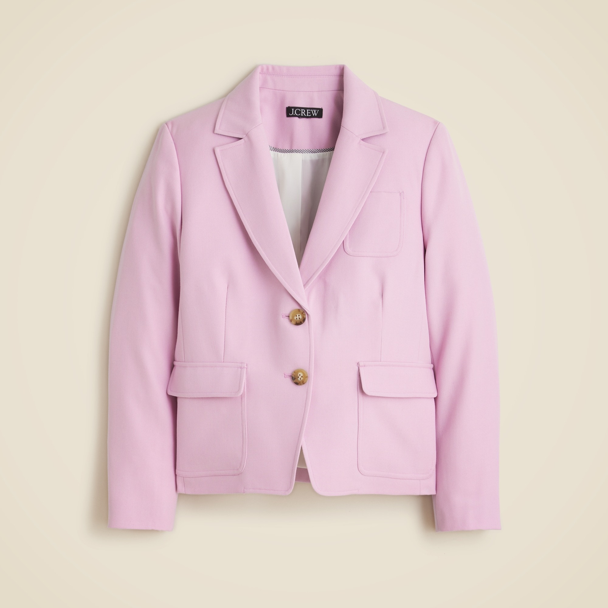 womens Shrunken-fit blazer in wool blend