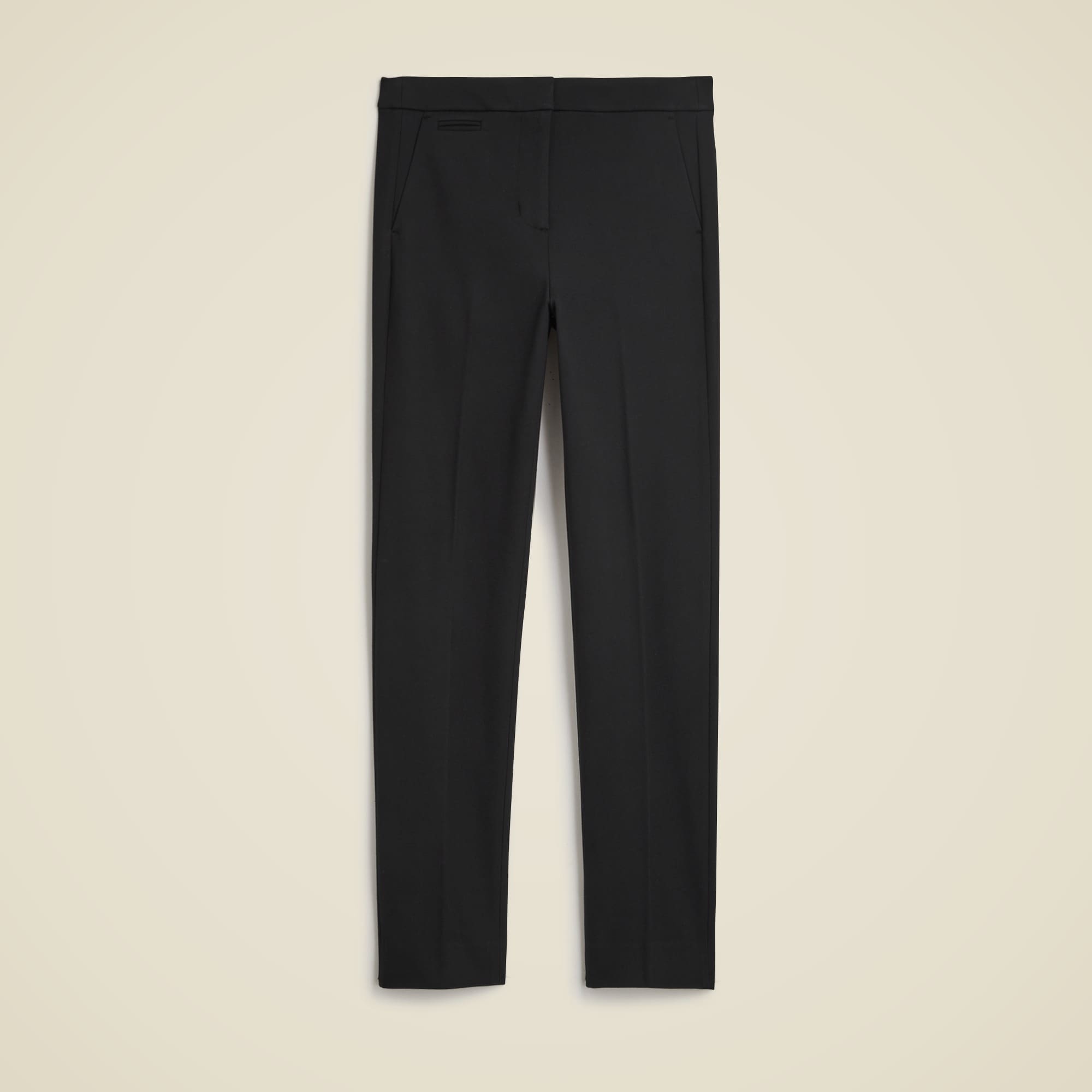 womens Petite slim tapered pant in stretch twill