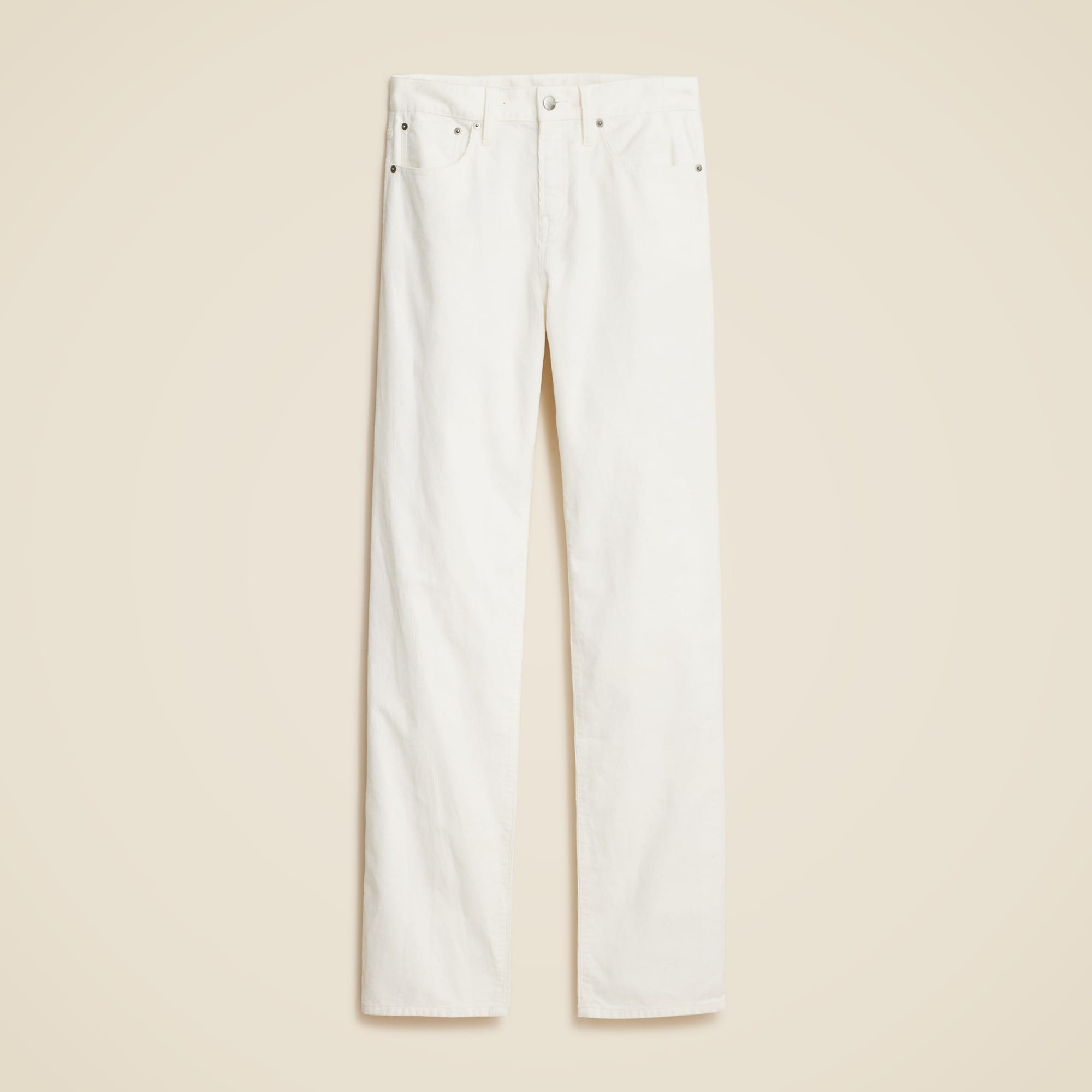 womens Loose straight corduroy pant