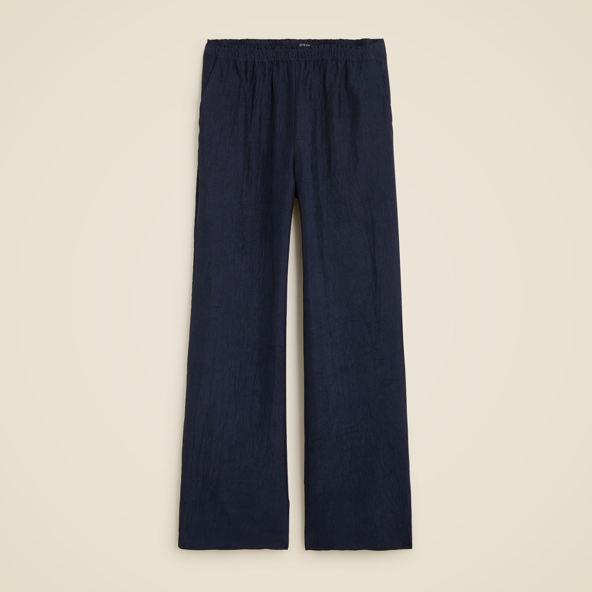 womens Stratus pant in textured satin