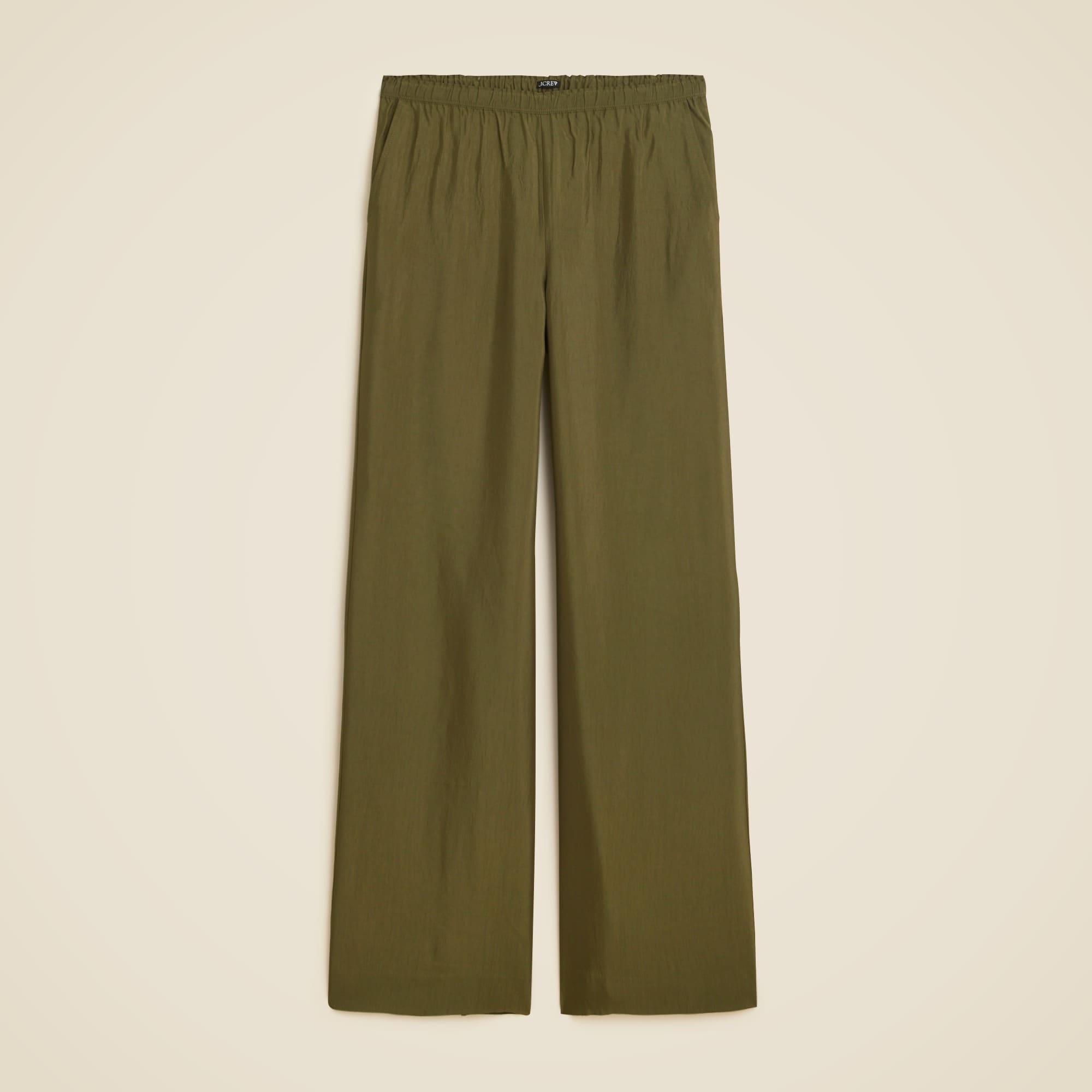 womens Stratus pant in textured satin