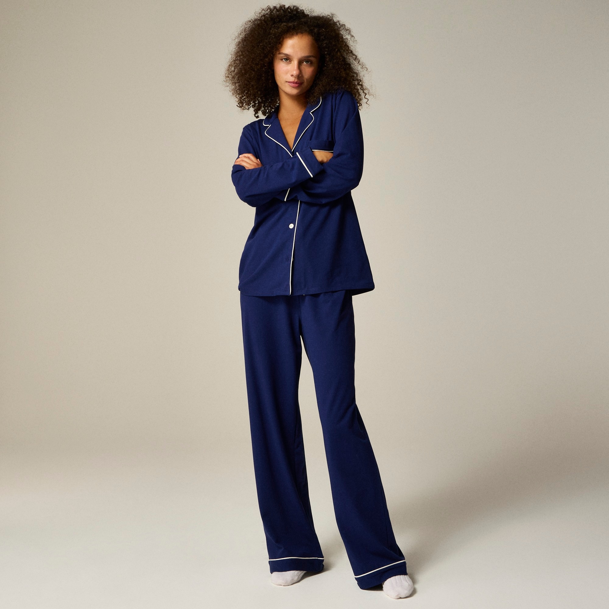 womens Dreamy cotton-blend pajama pant set