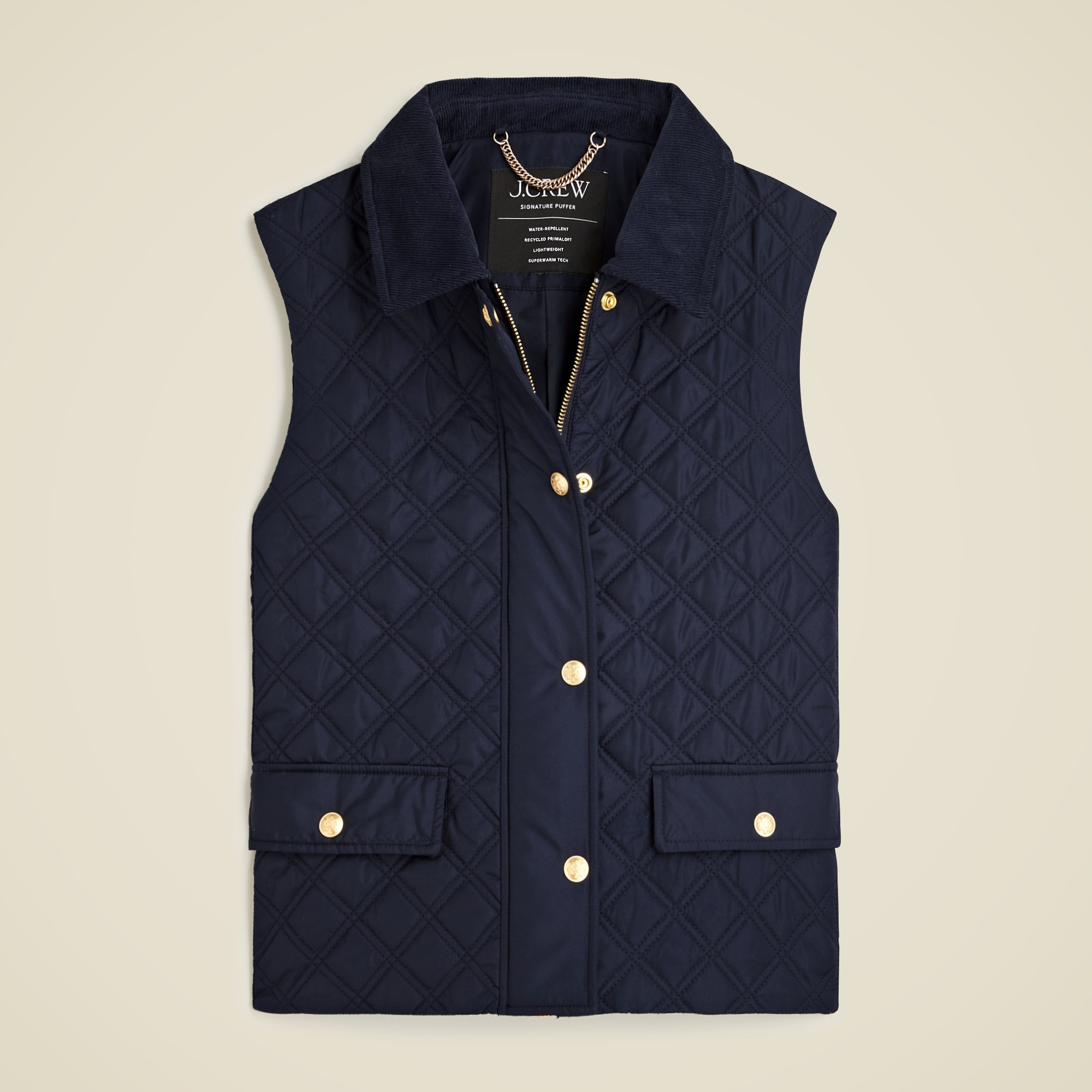 womens Quilted barn vest