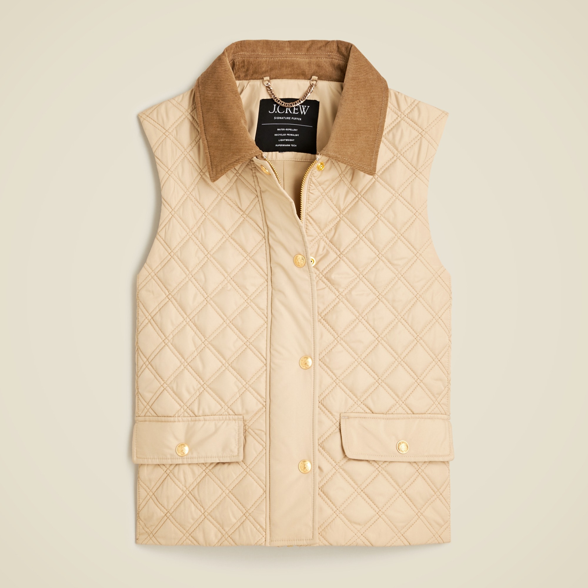 womens Quilted barn vest