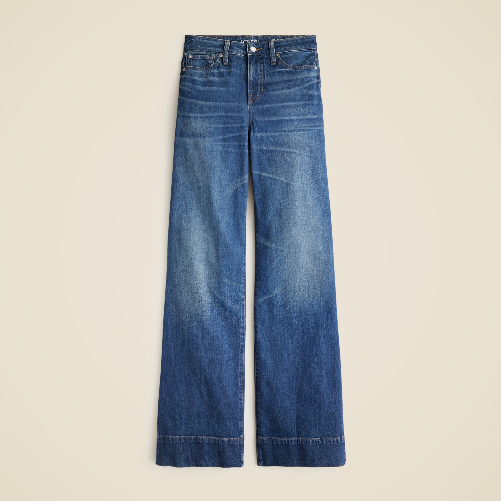 womens Curvy denim trouser in 1996 semi-stretch